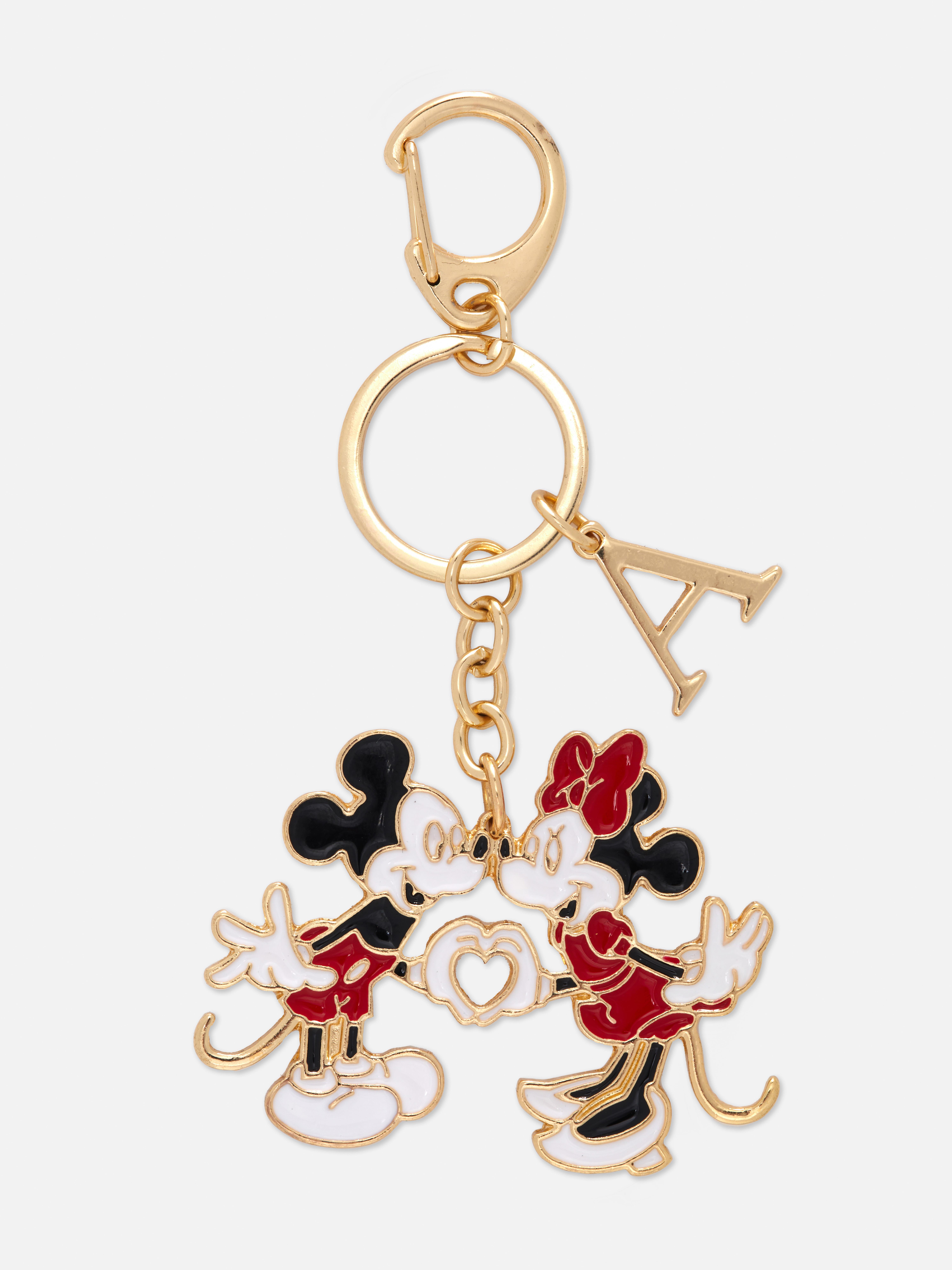 Klíčenka Mickey Mouse a Minnie Mouse s iniciálou