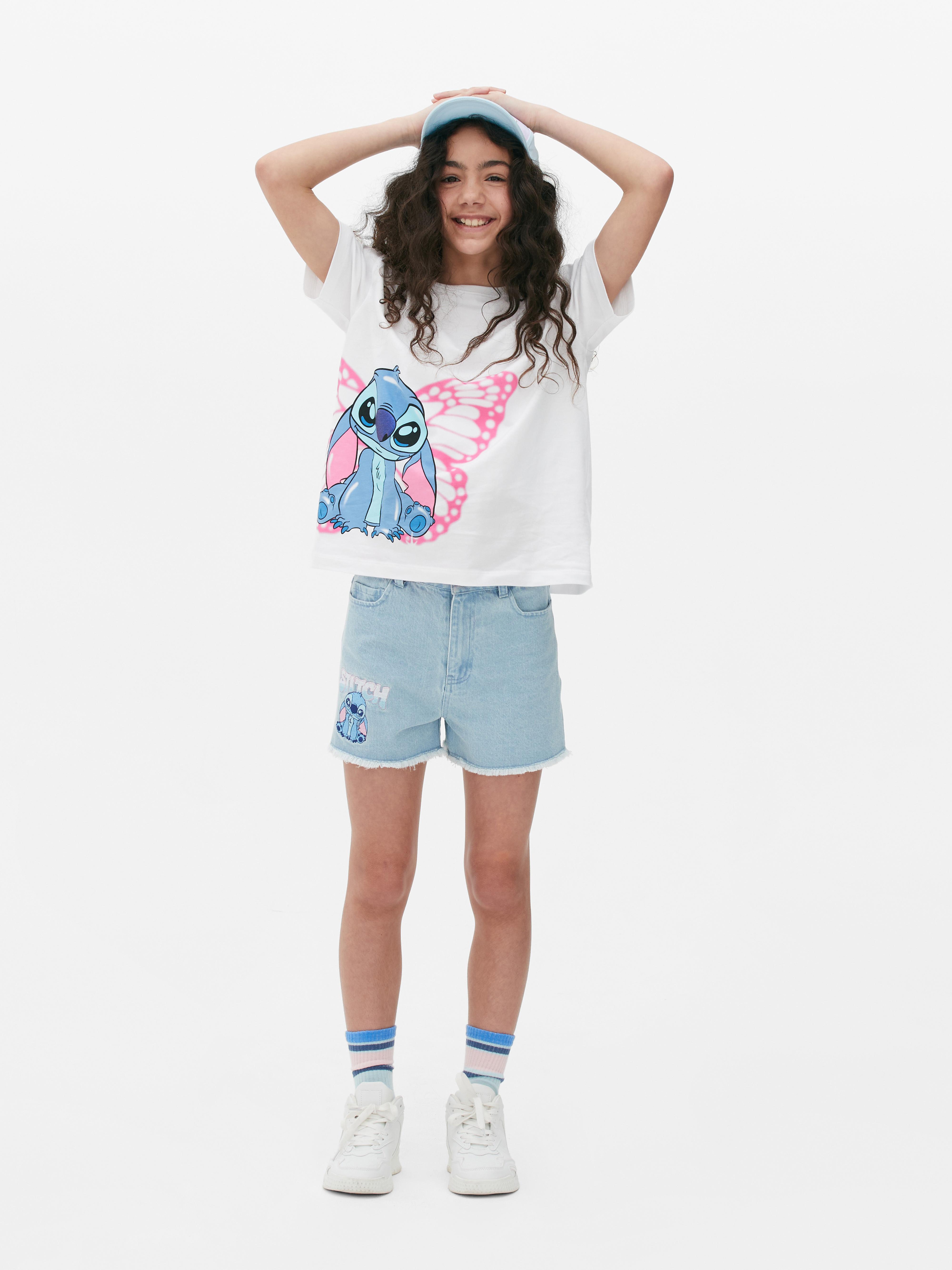 „Disney Lilo & Stitch“ Shorts mit Bindegürtel