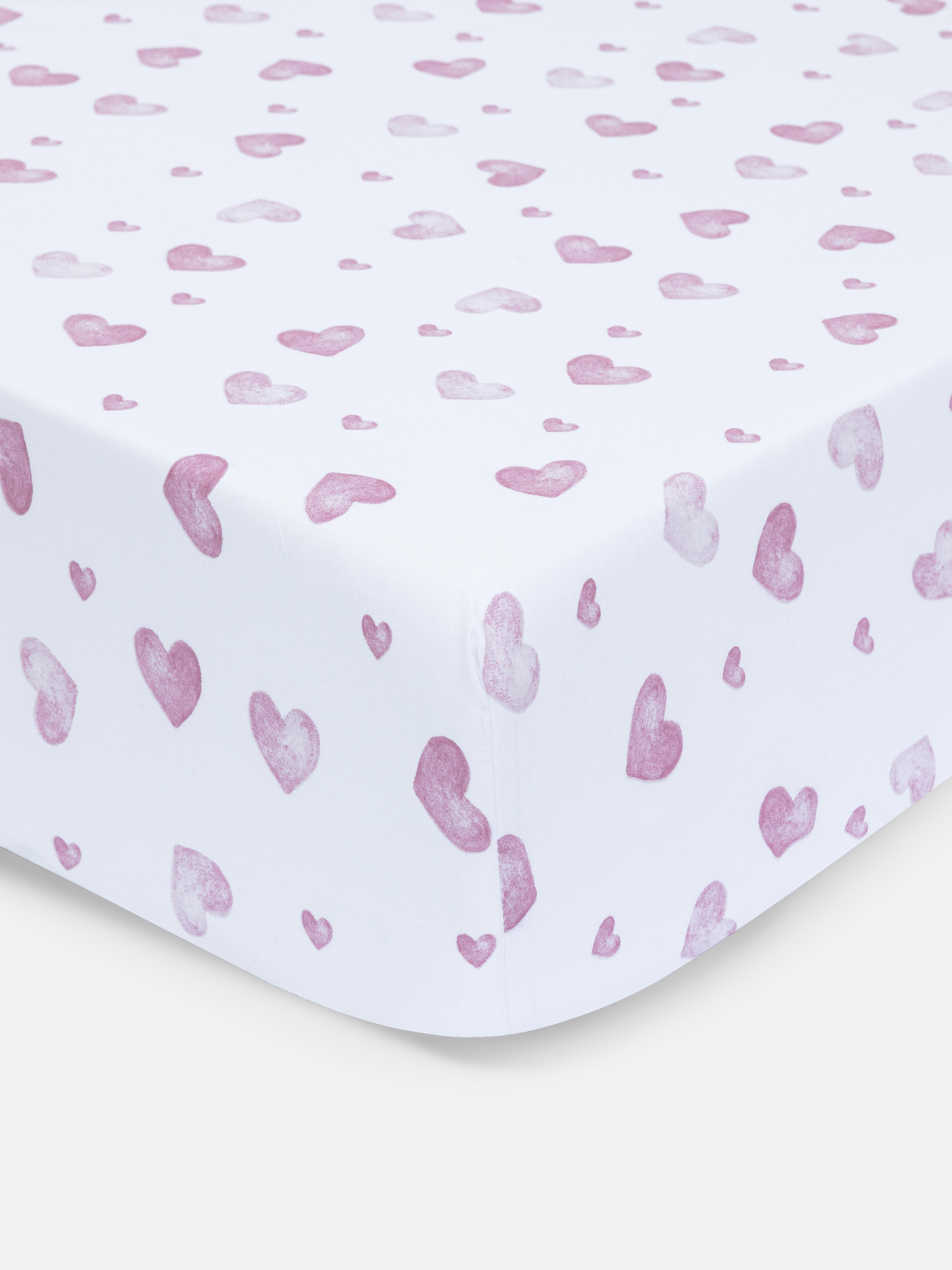 Heart Super King Fitted Sheet