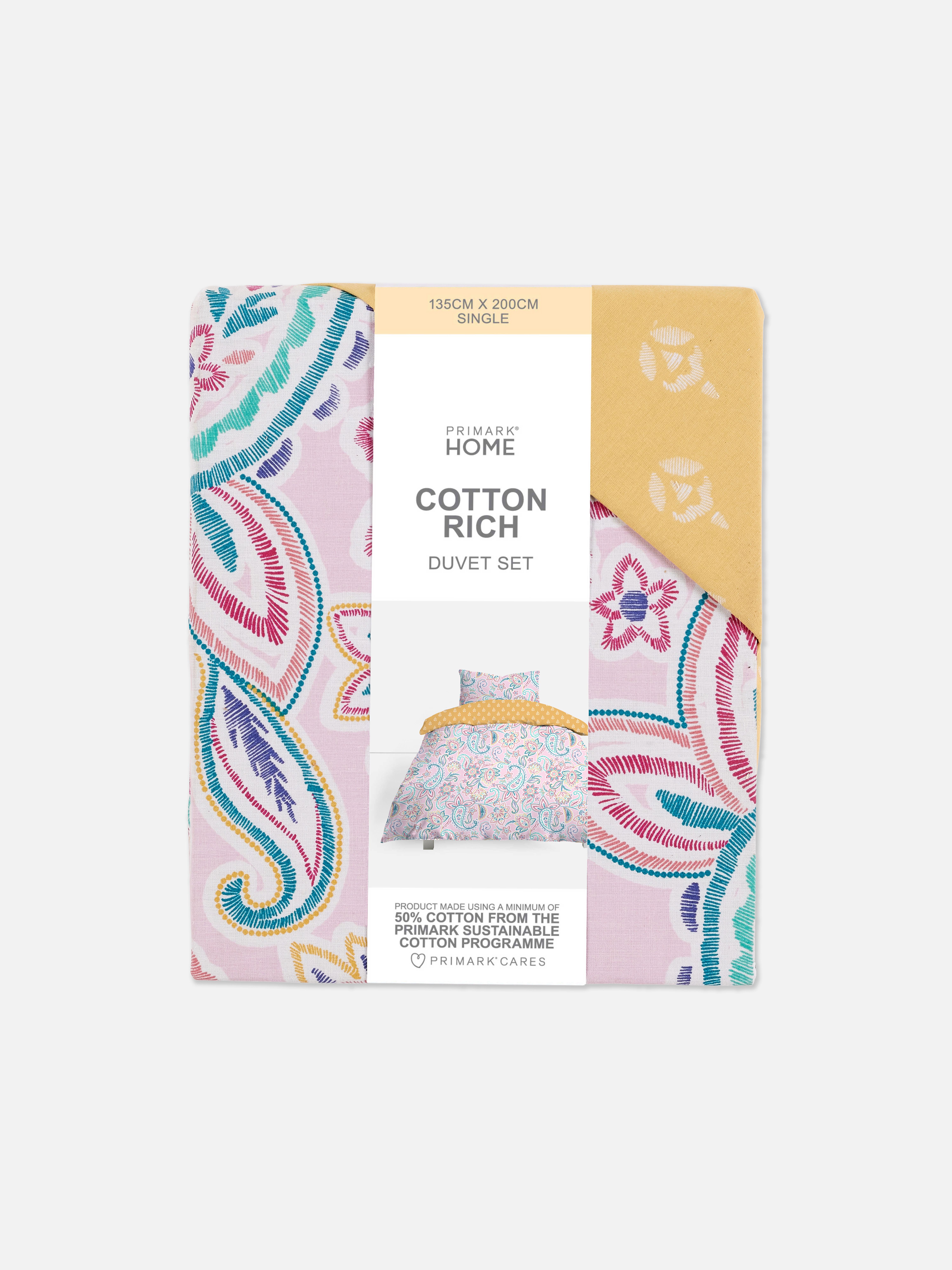 Set copripiumone singolo reversibile