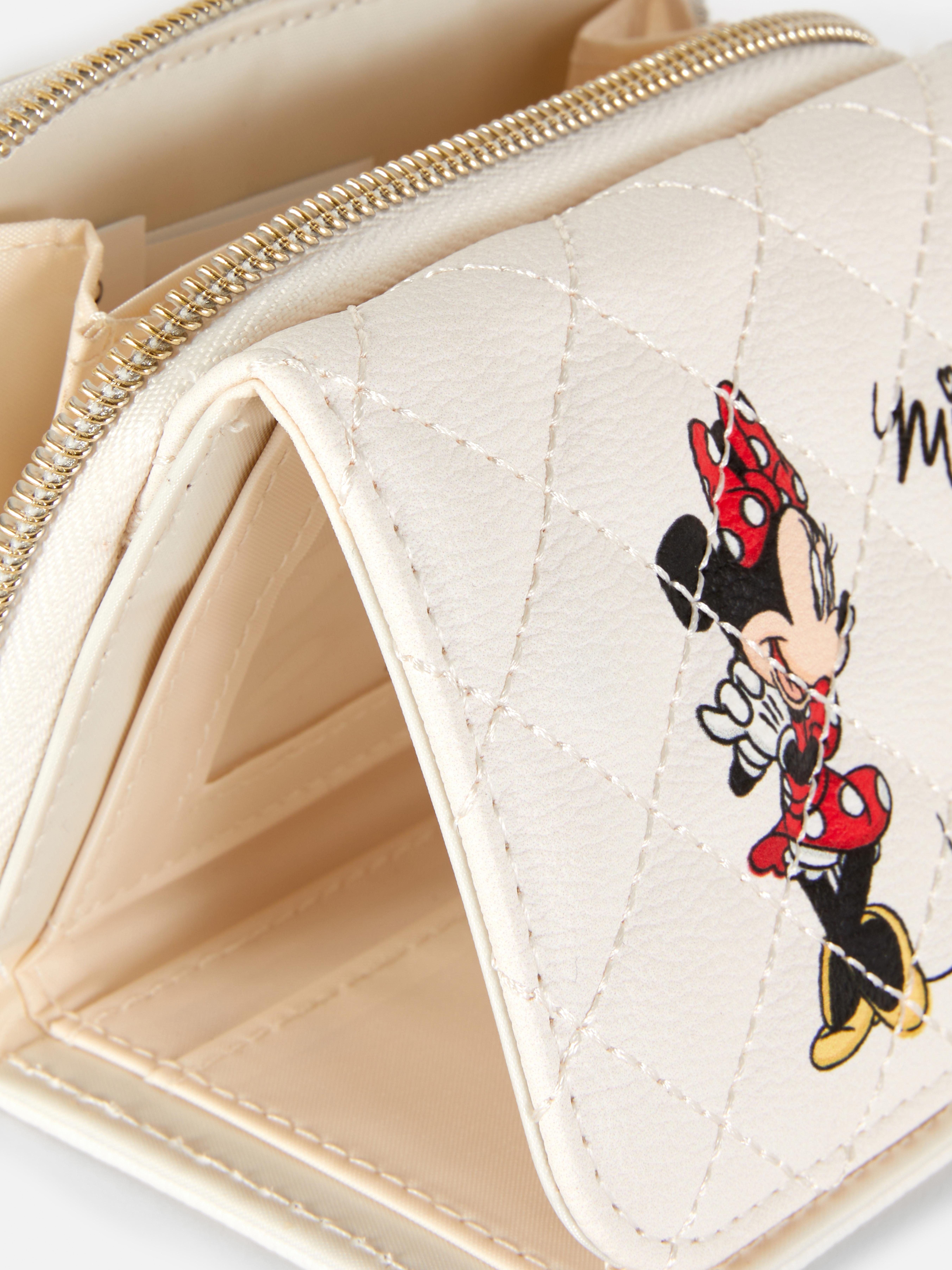 BORSA BAULETTO 1 CERNIERA MINNIE GLAM DISNEY ORIGINAL 25X23X12CM SIMILPELLE  FANT.ROSA E VINACCIO APPLICAZIONI A RILIEVO - Parole e Pensieri