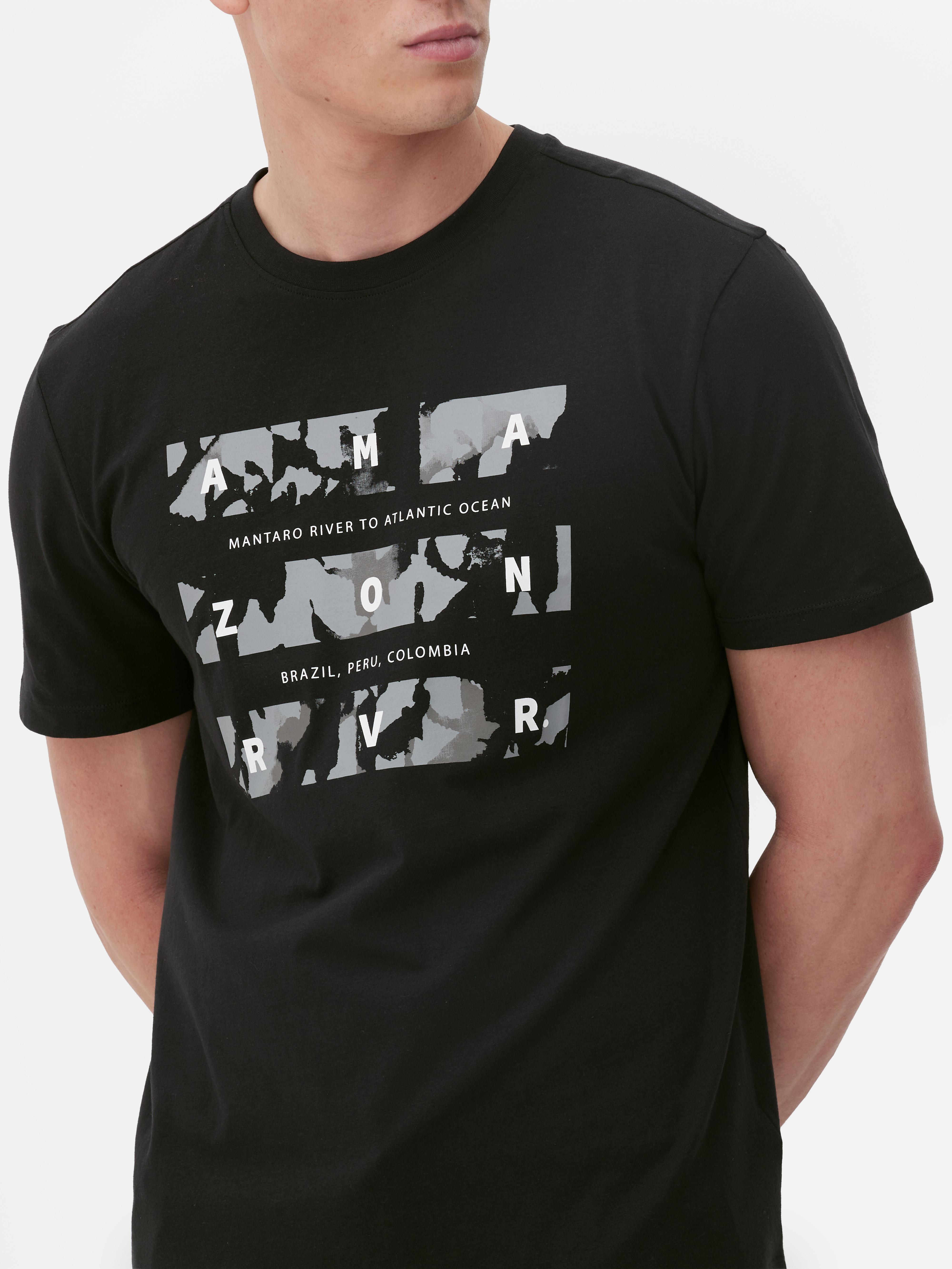 Men s Black Amazon River T shirt Penneys