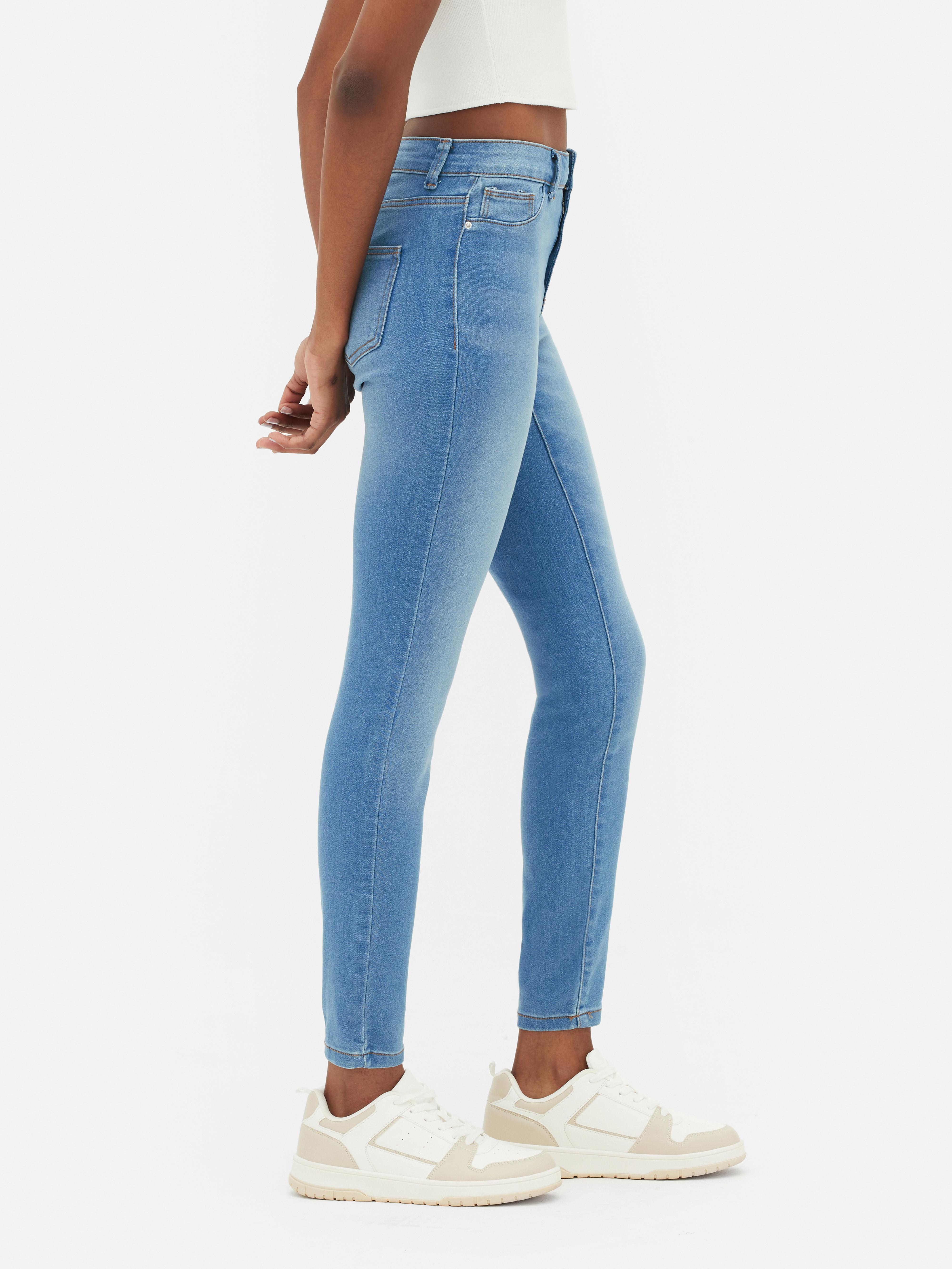 Essential Skinny-Jeans mit mittelhohem Bund | Normale Passform