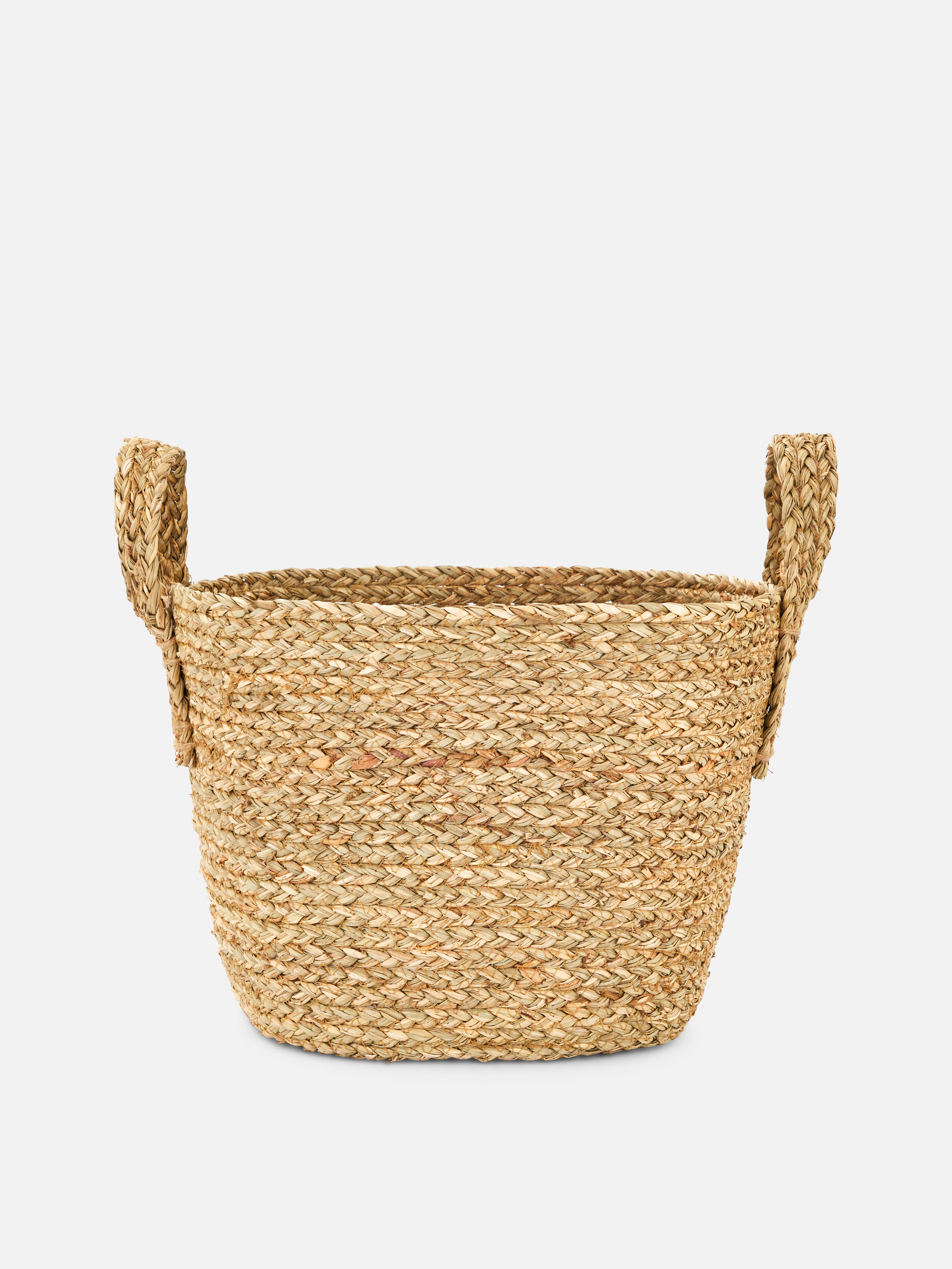 Dual Handle Woven Basket