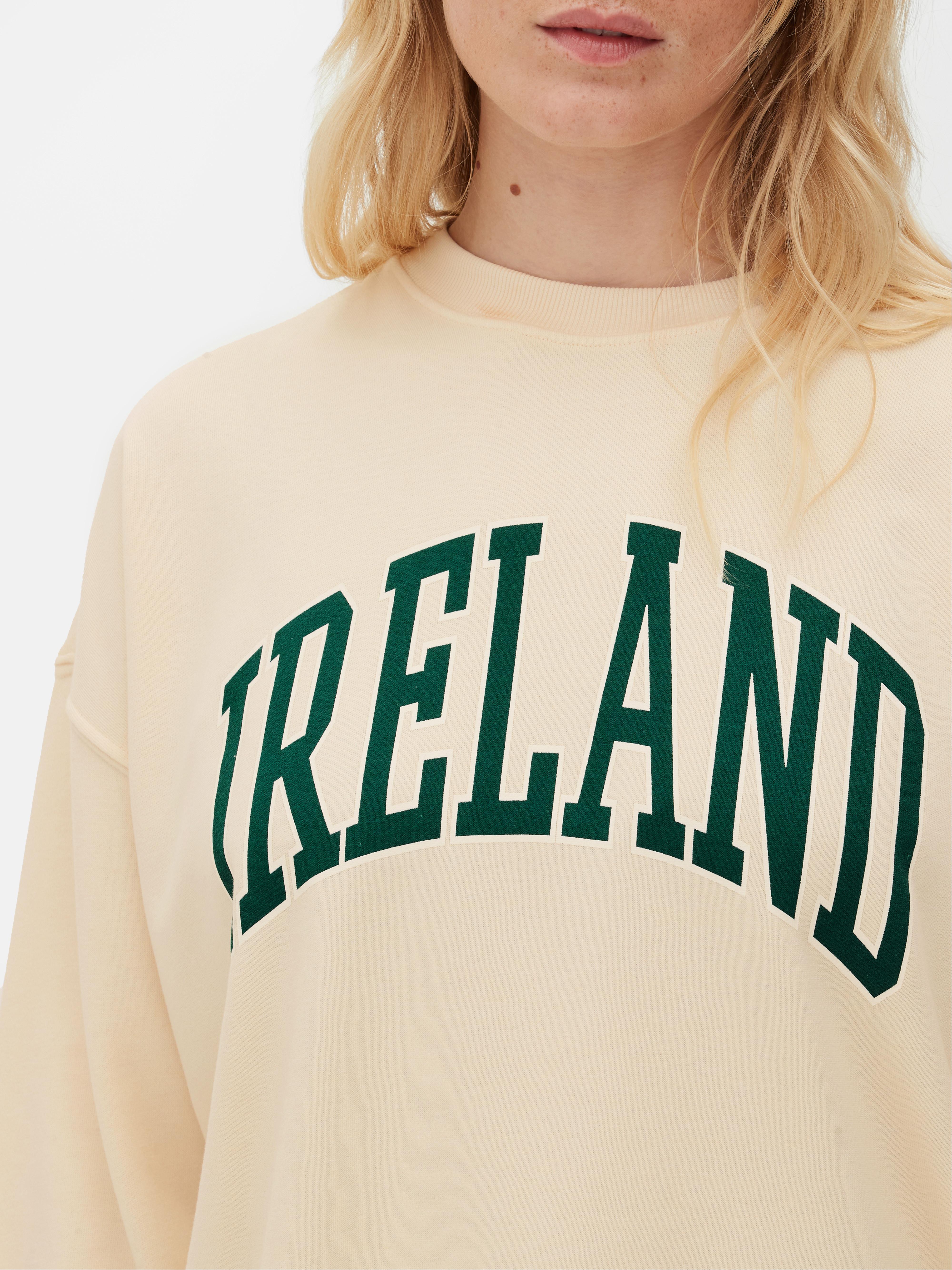 Ireland Oversized Graphic Sweatshirt