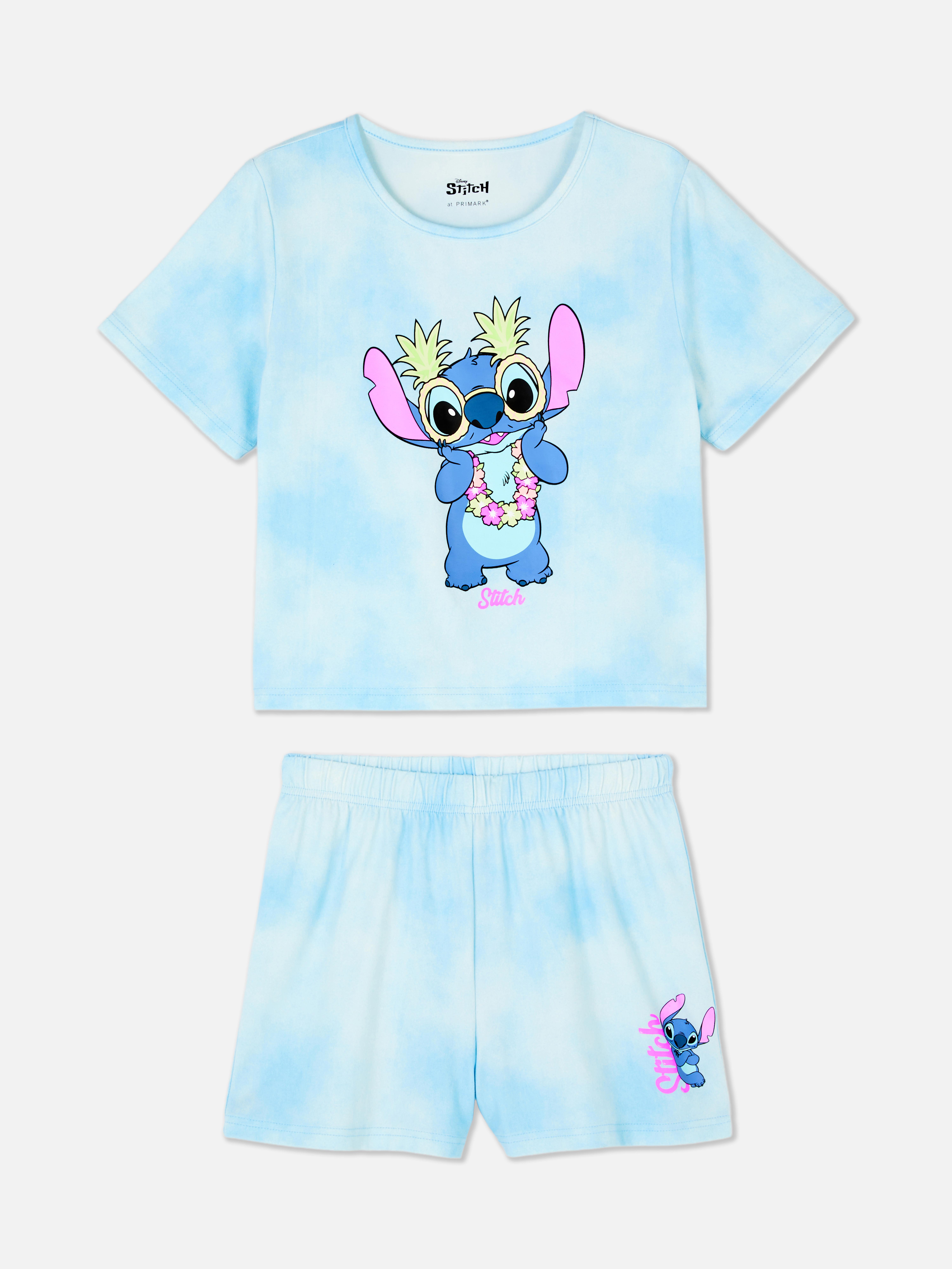 Disney’s Stitch Tie Dye Short Sleeve Pajamas
