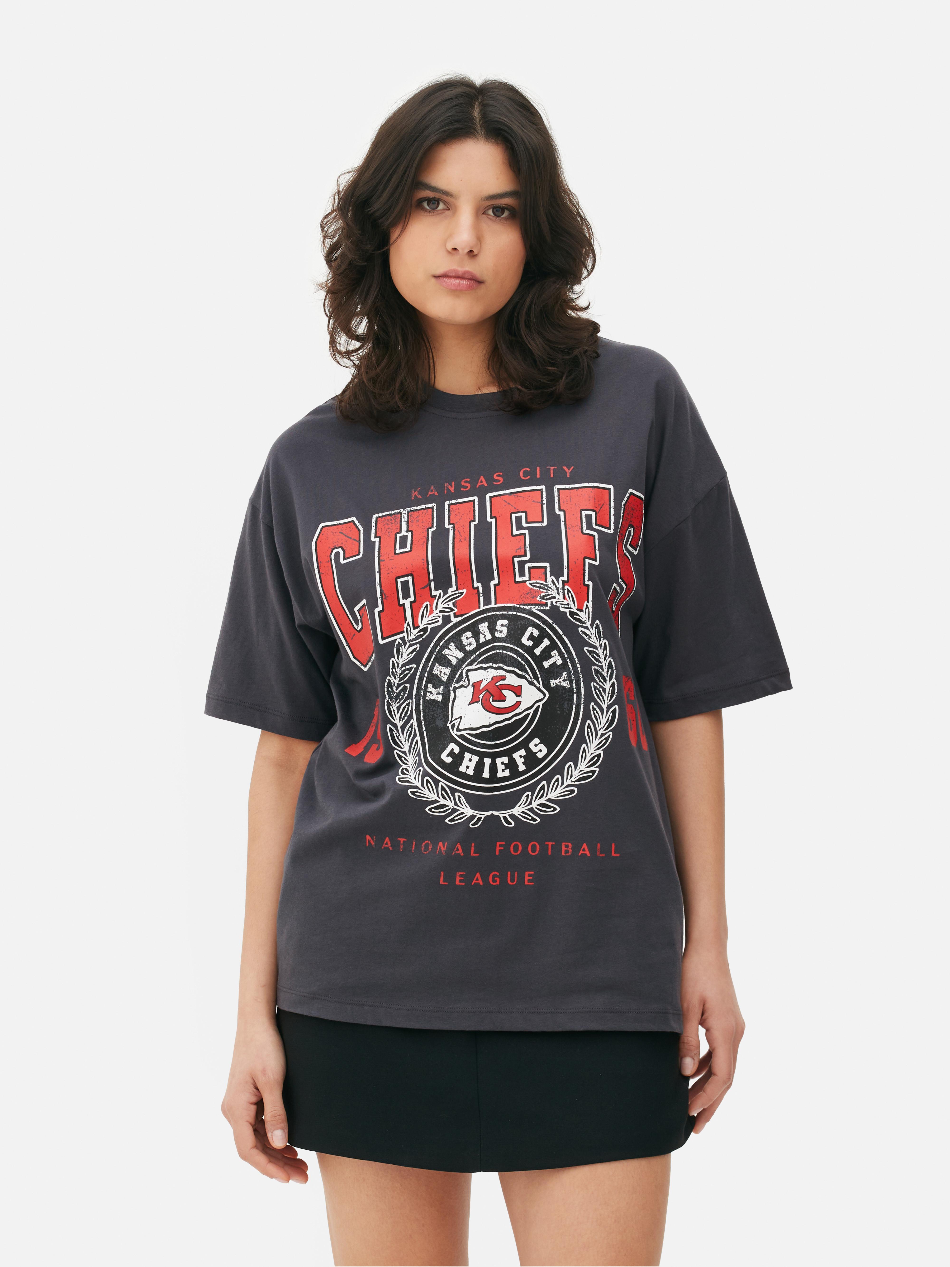 NFL Team Apparel Women's Kansas City Chiefs Black Fraction