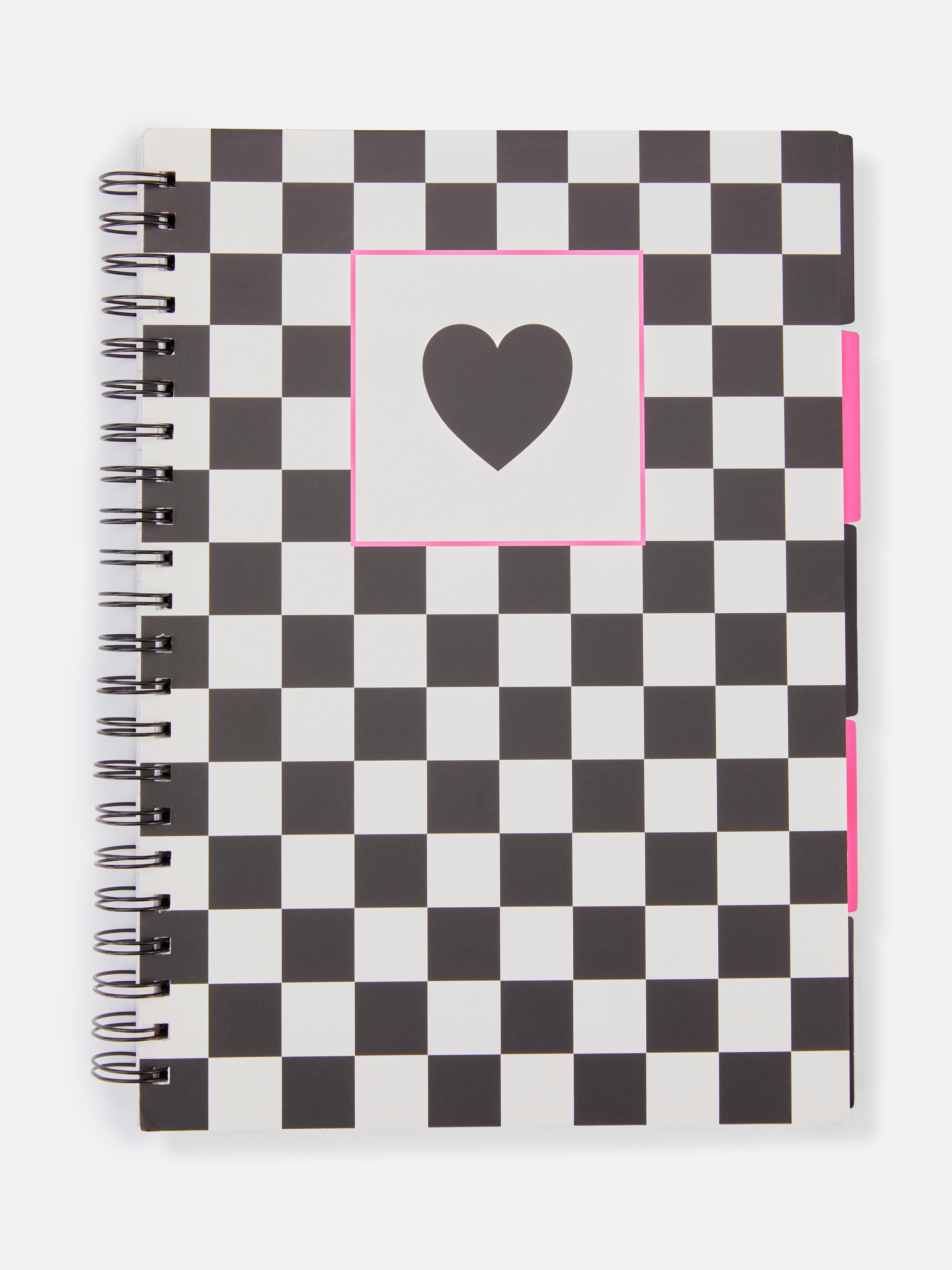 A4 Checked Notebook