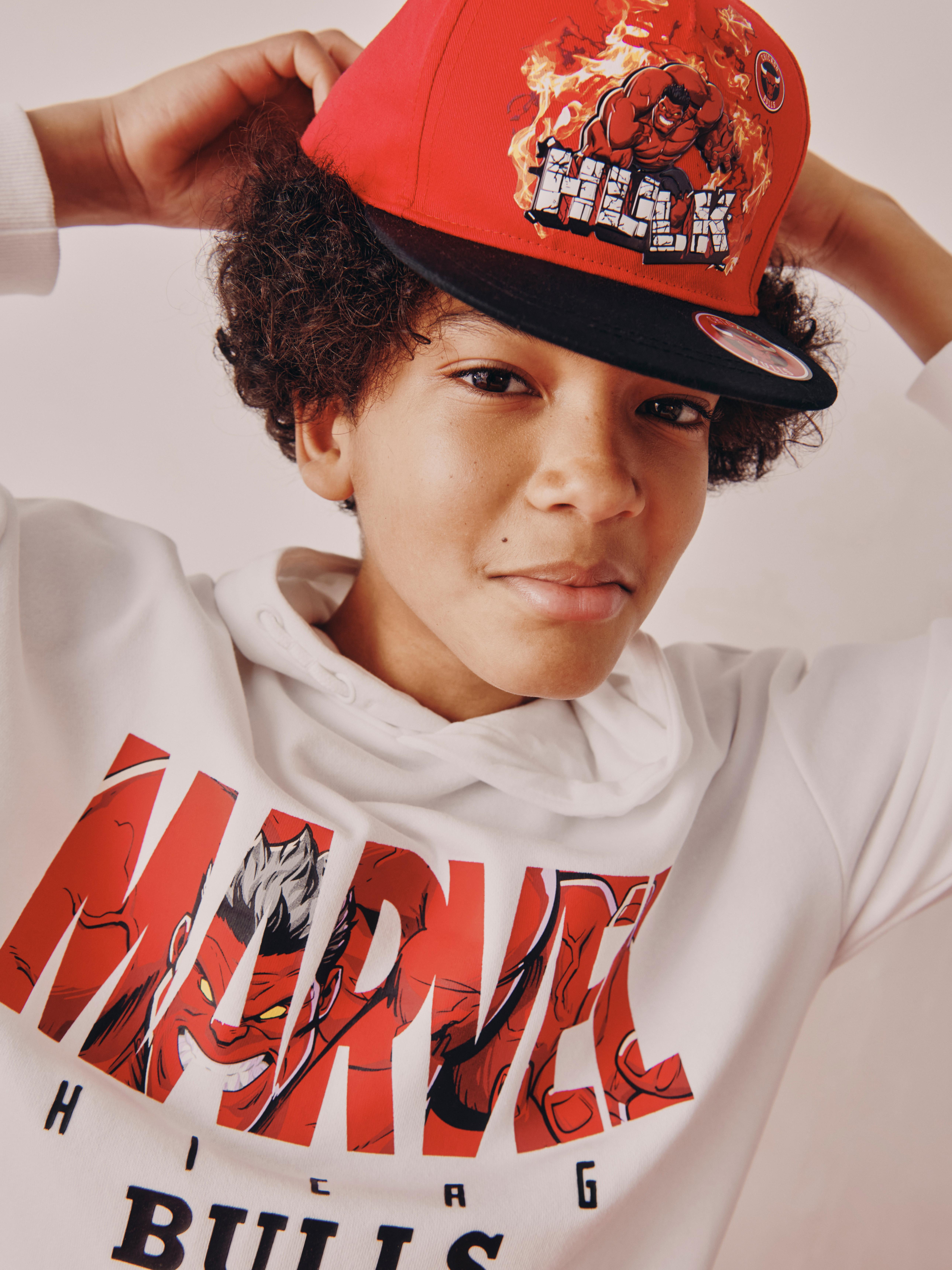 Gorra de los Chicago Bulls de la NBA y Hulk