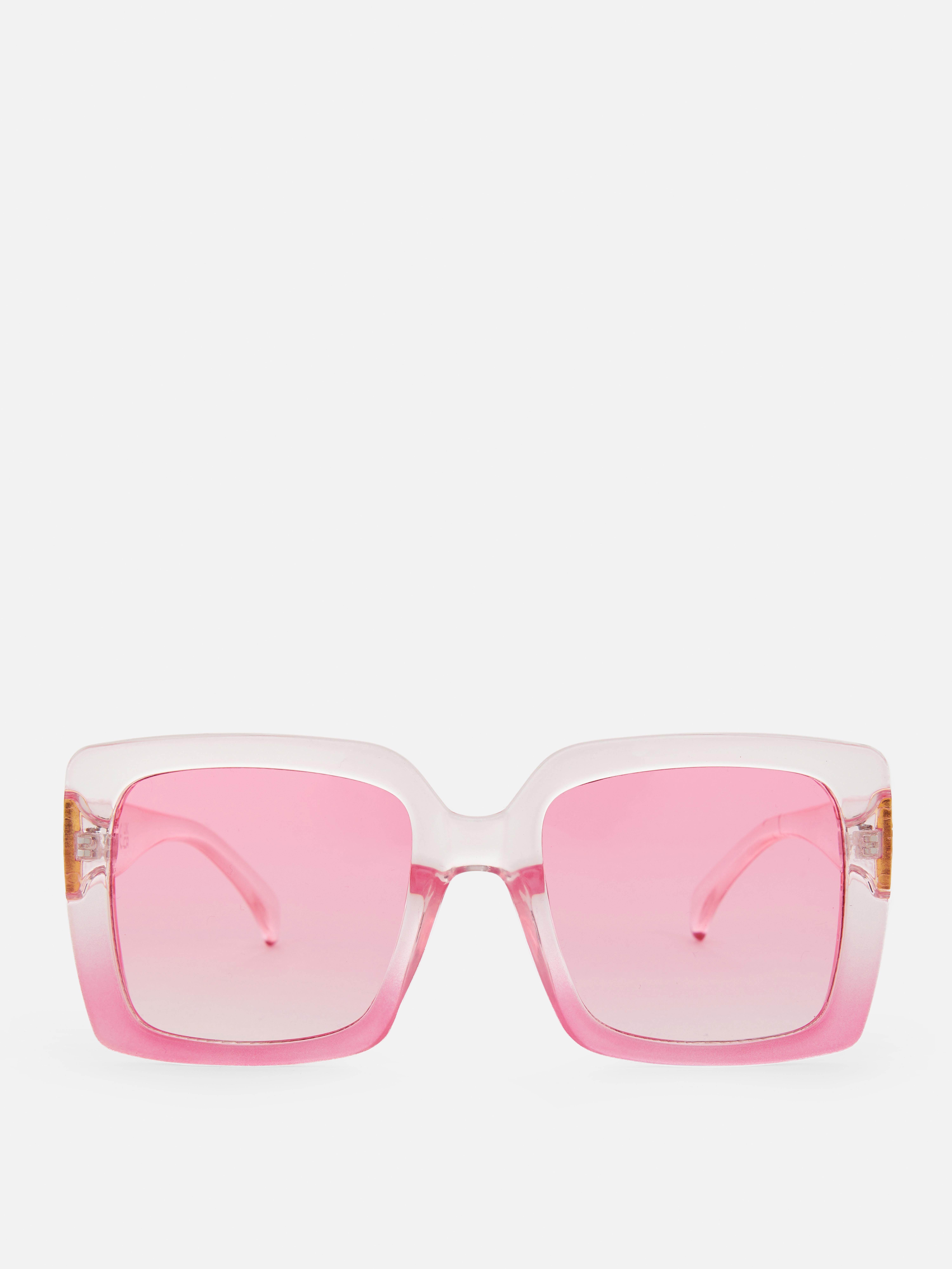 Kwadratowe okulary przeciwsłoneczne oversize Rita Ora