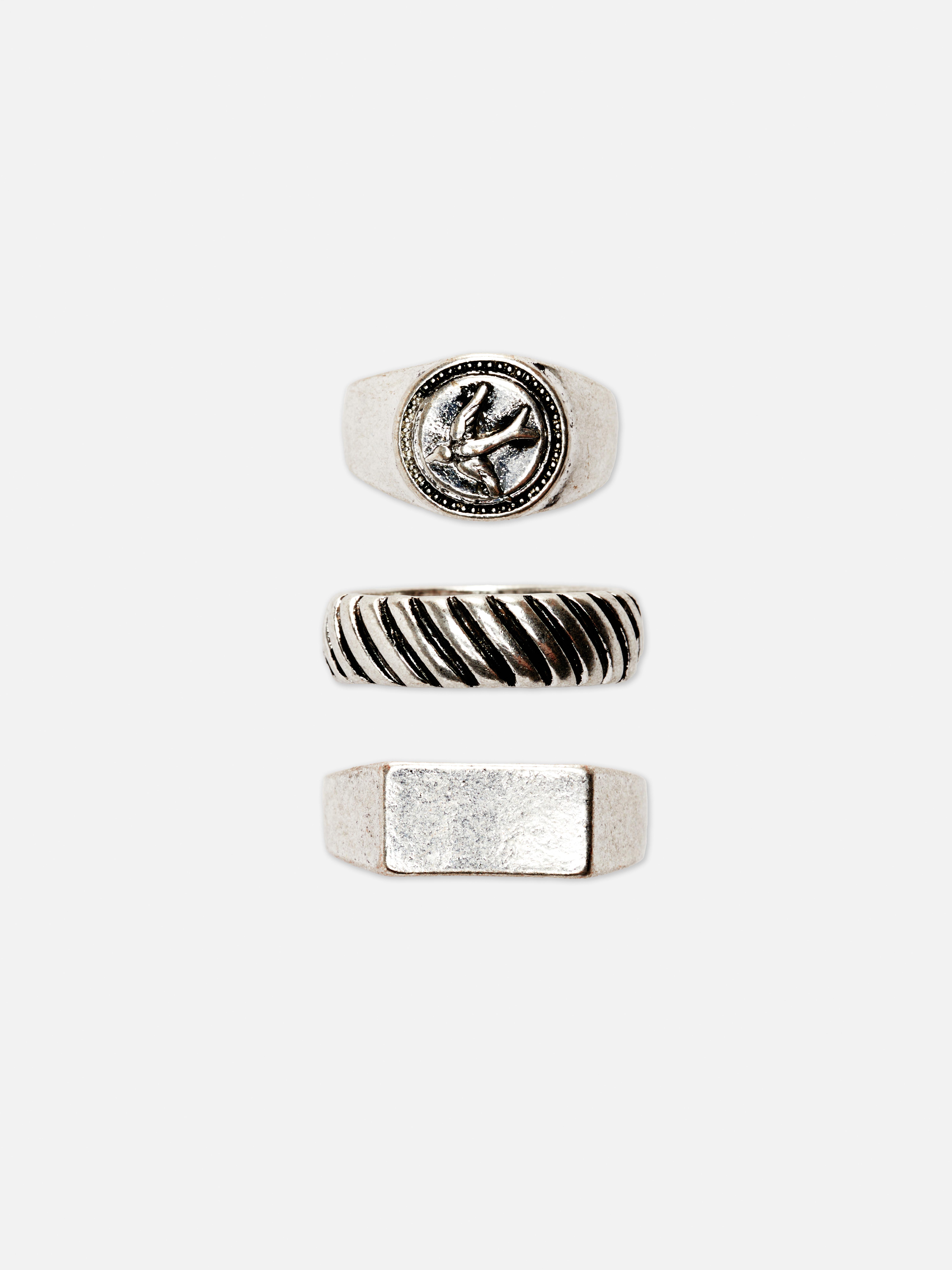 3-Pack Mixed Rings