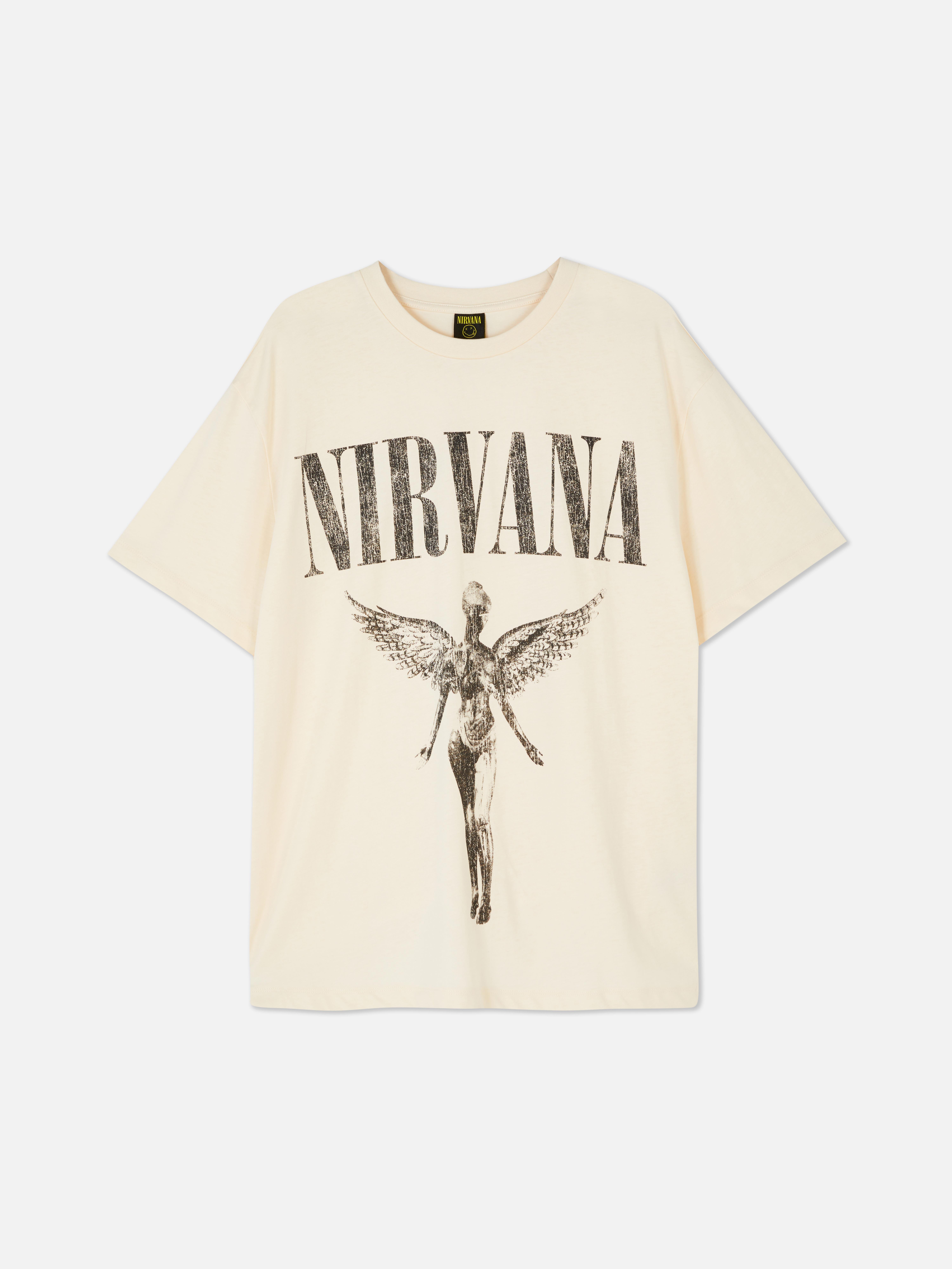 T-shirt con grafica Nirvana