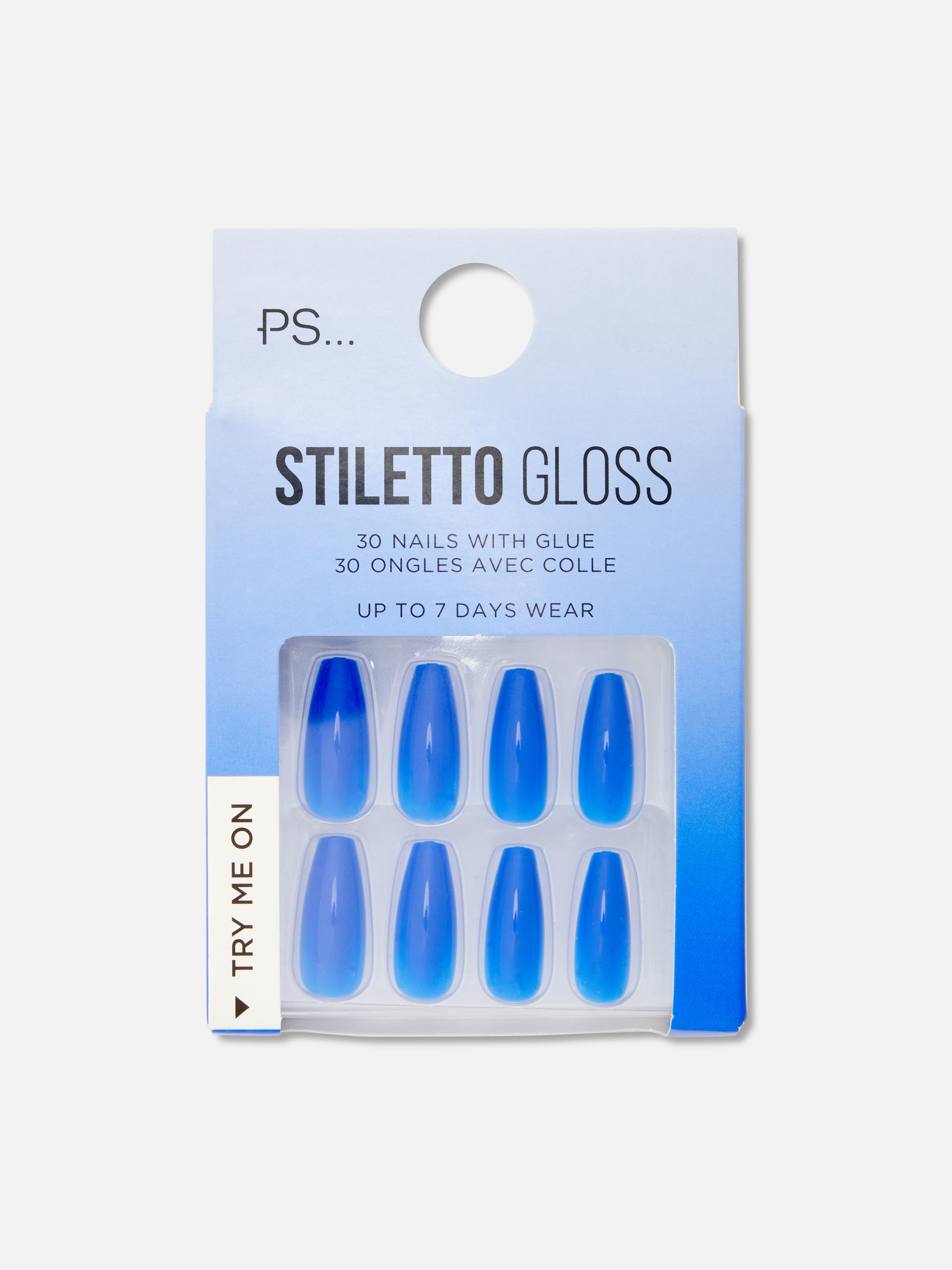 PS… Umělé nehty Stiletto Gloss