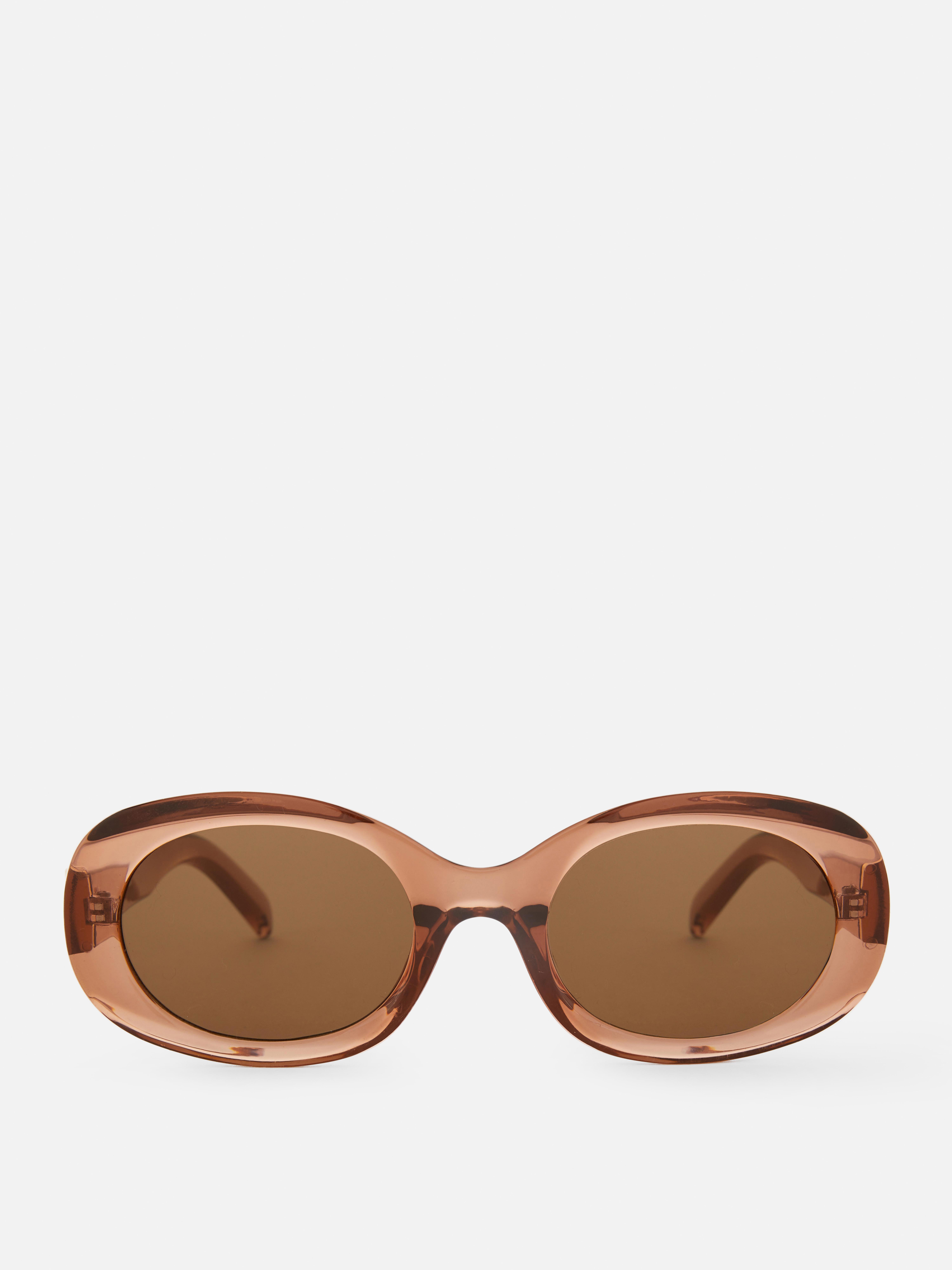 Ochelari de soare ovali cu ramă groasă Rita Ora