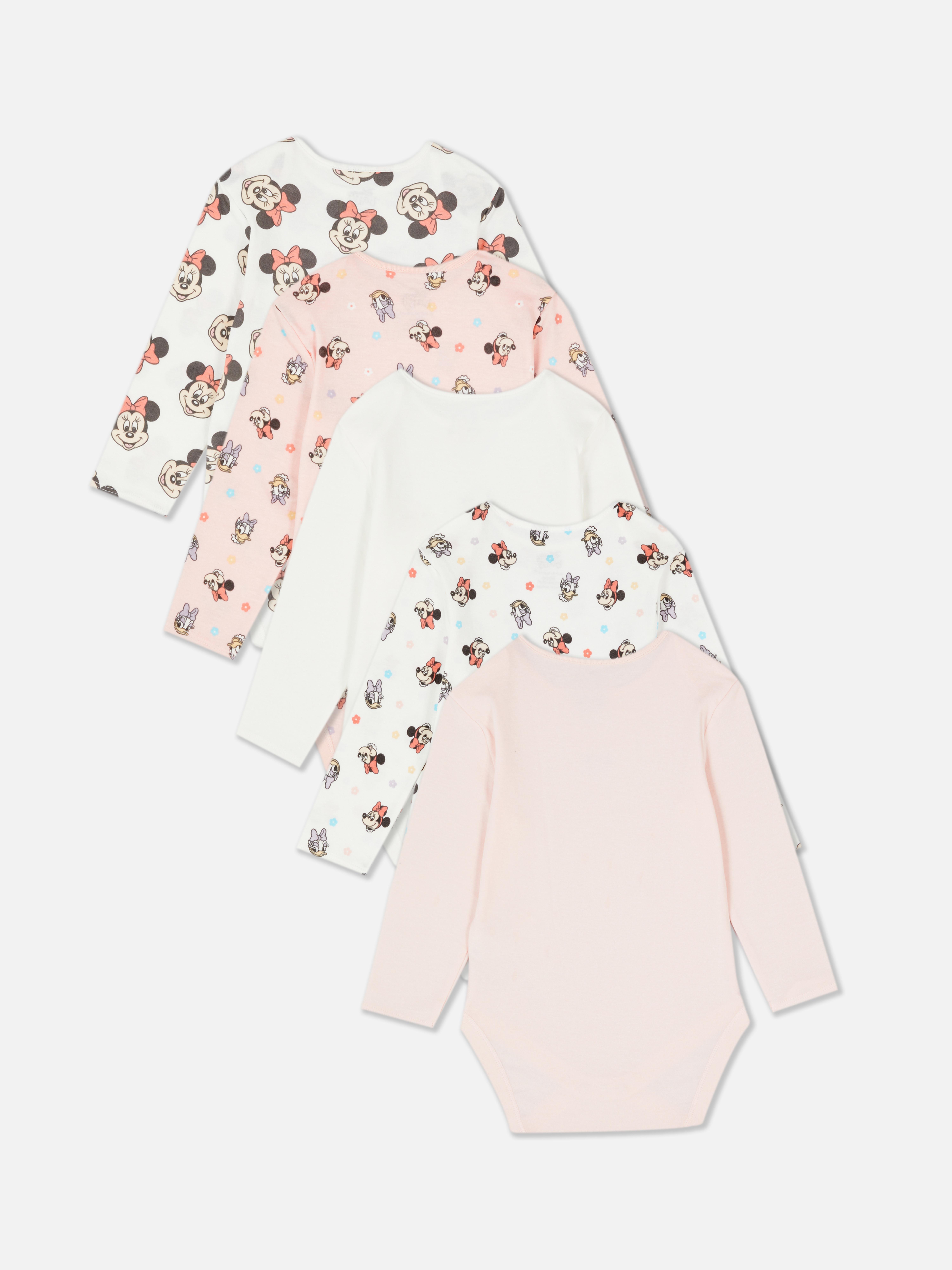 5pk Disney’s Minnie Mouse and Daisy Duck Bodysuits
