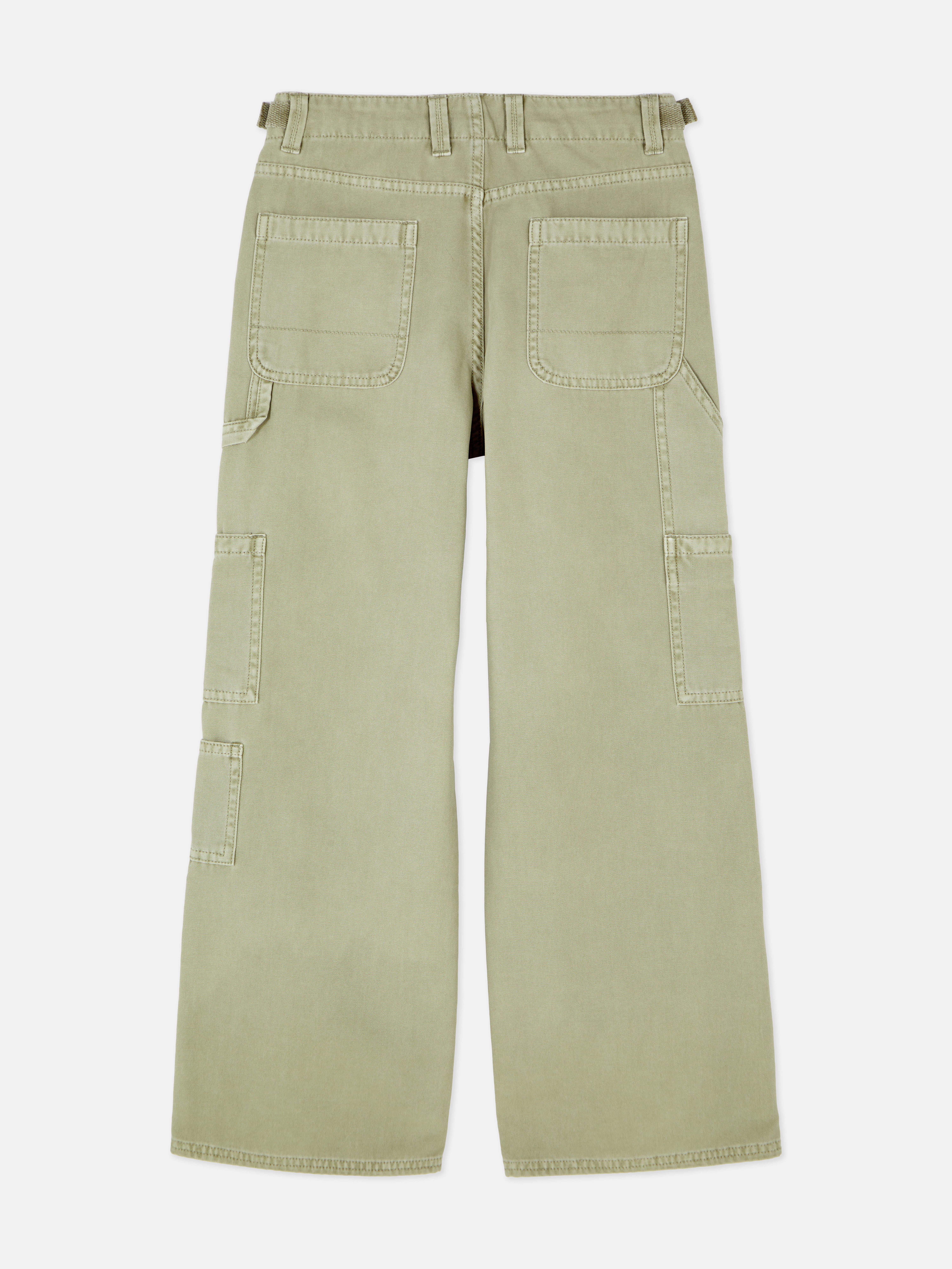 Pantaloni stile carpentiere a gamba larga