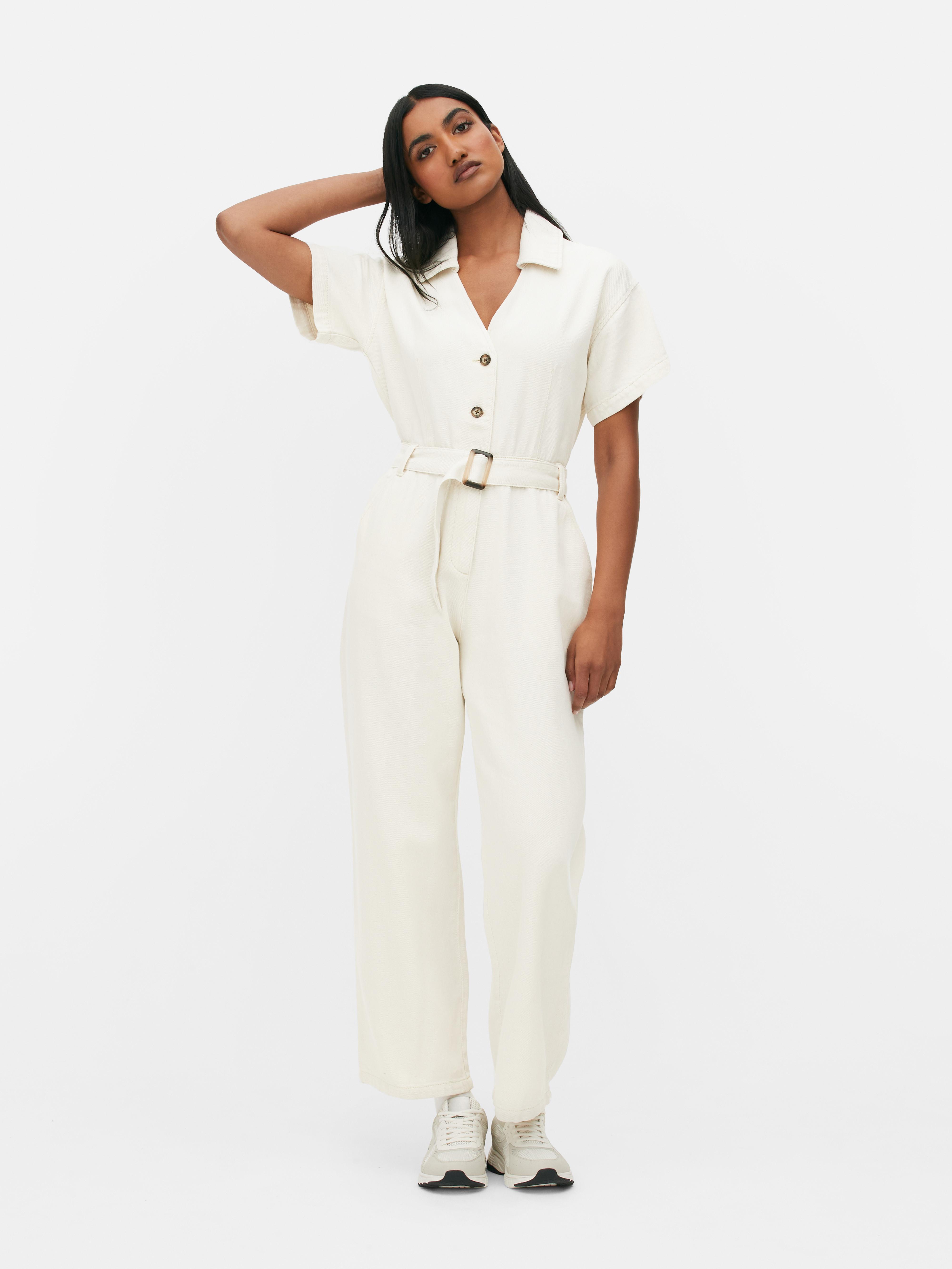 Primark khaki boiler suit online