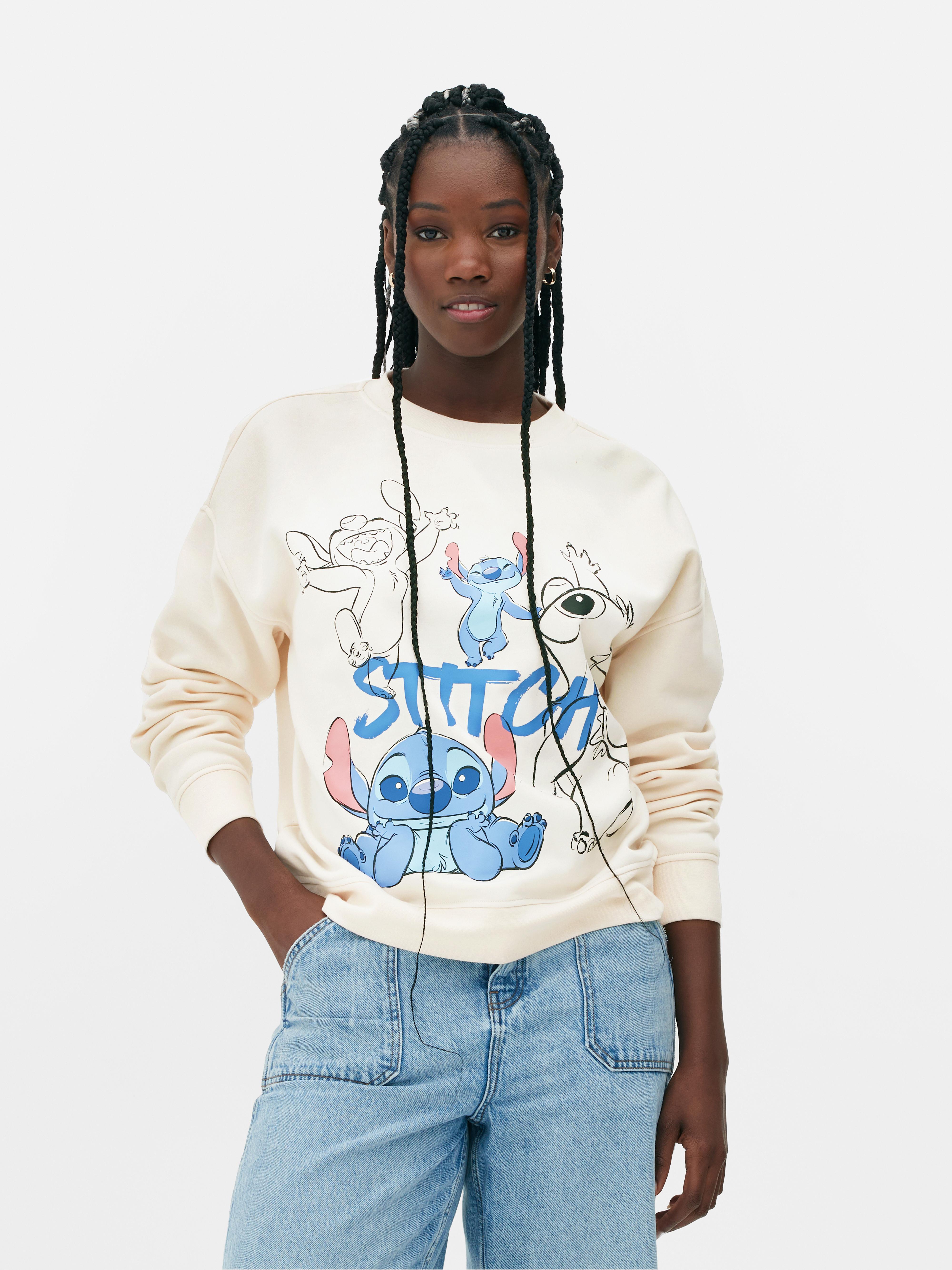 Women s Beige Disney s Lilo and Stitch Graphic Sweatshirt Primark