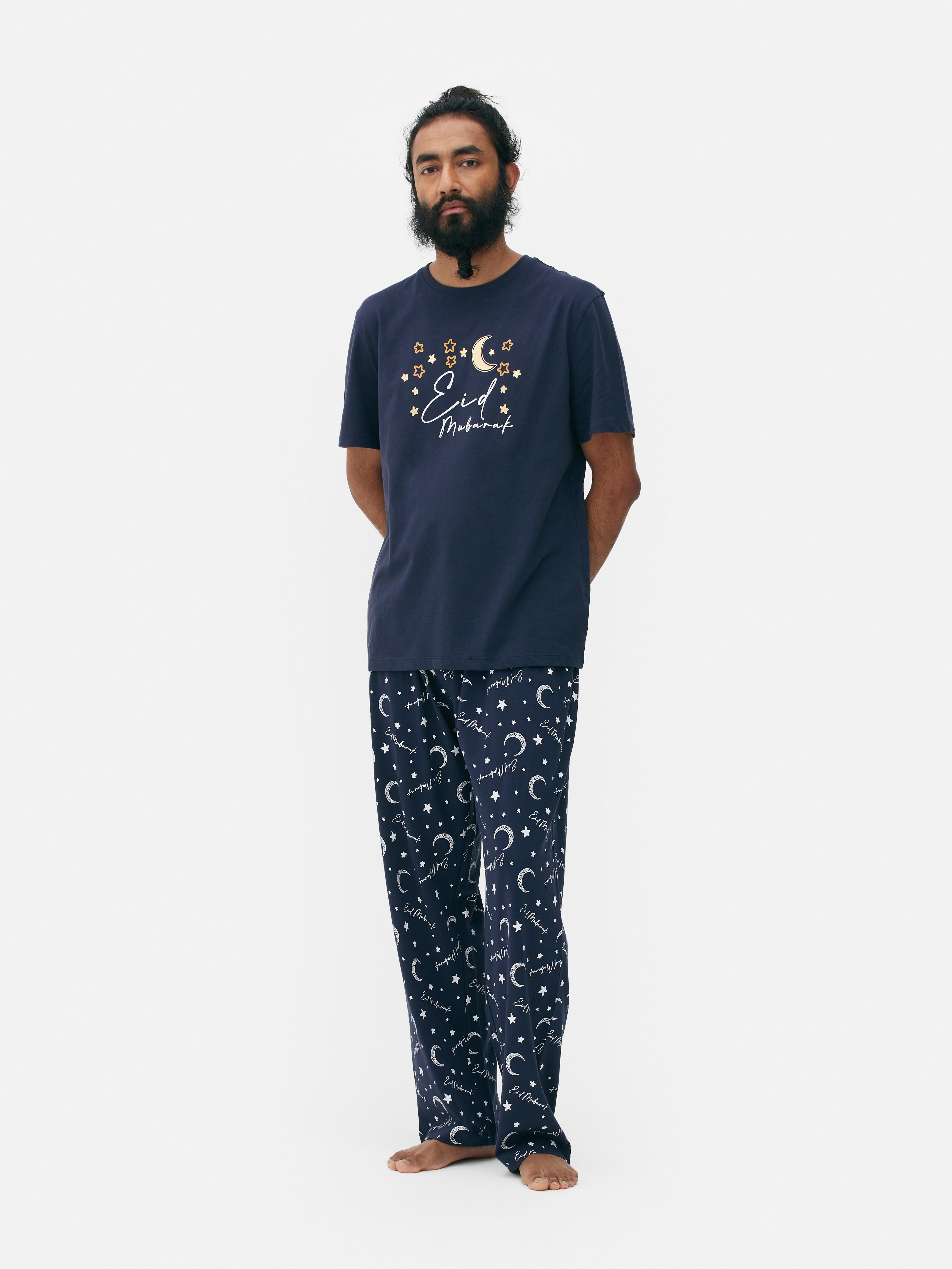 Primark Love To Lounge Blue Short Pyjama Pjs Set Size Medium