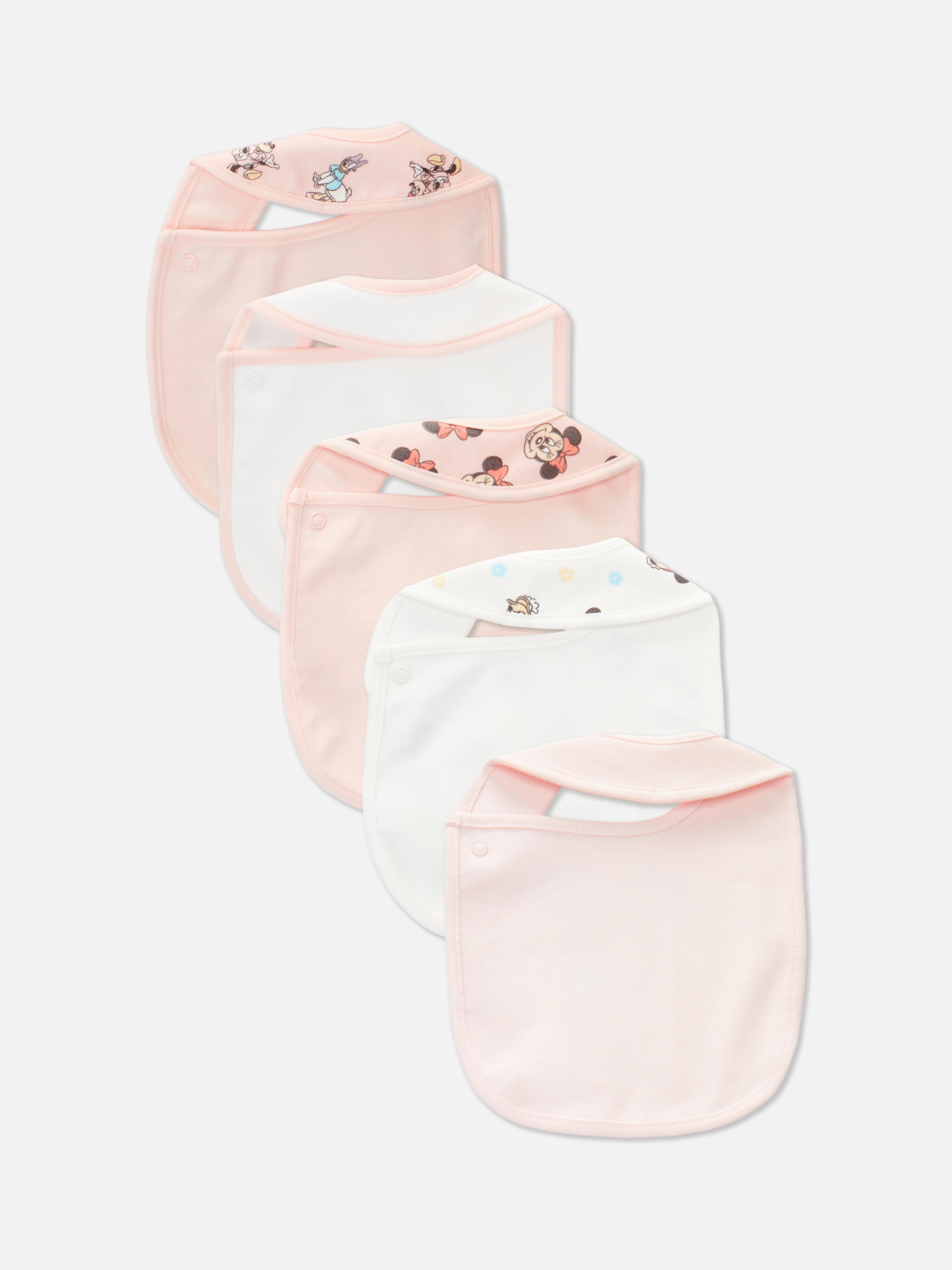 5pk Disney’s Minnie Mouse and Daisy Duck Bibs