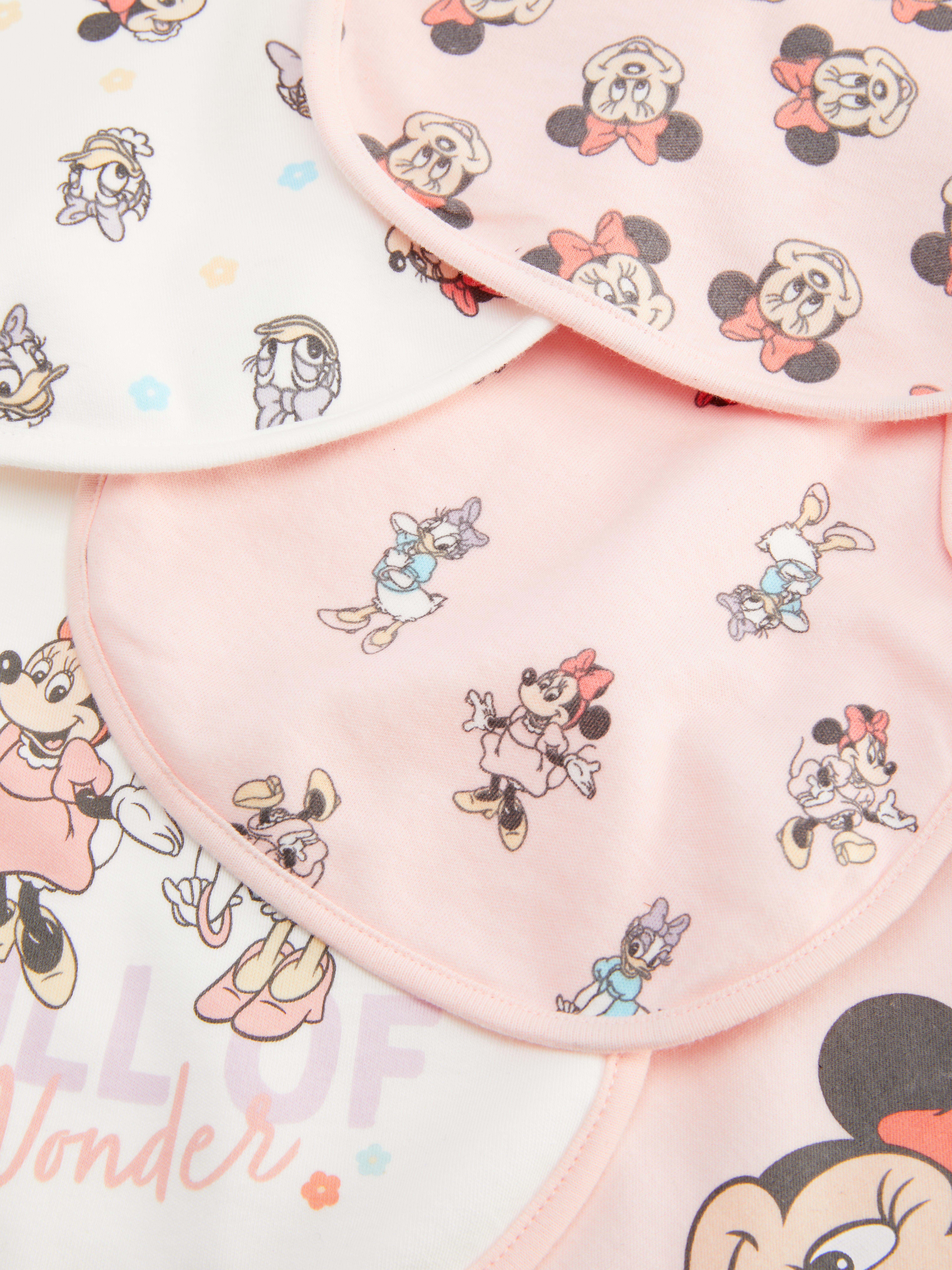 5pk Disney’s Minnie Mouse and Daisy Duck Bibs