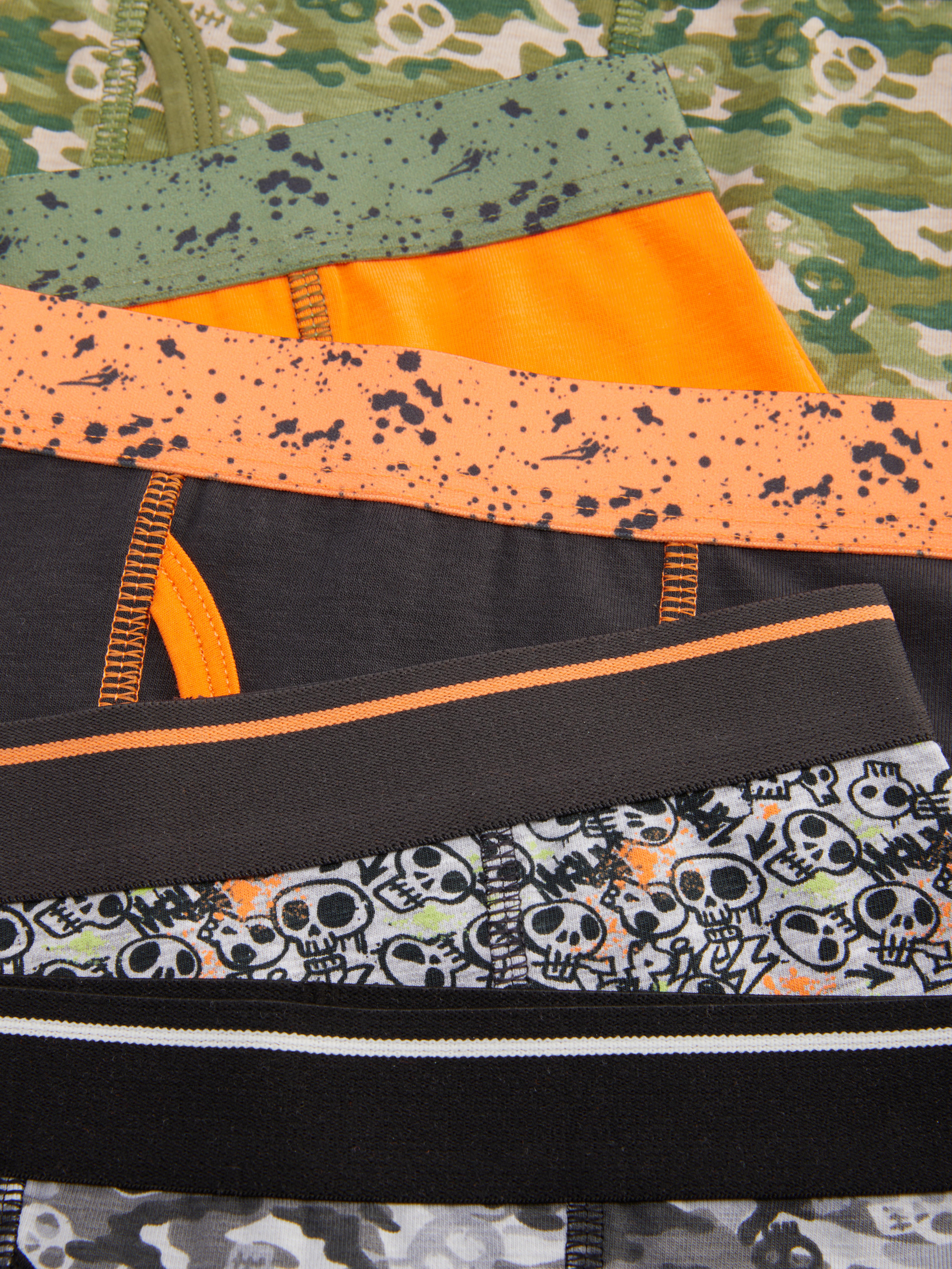 5pk Camouflage Graphic Trunks