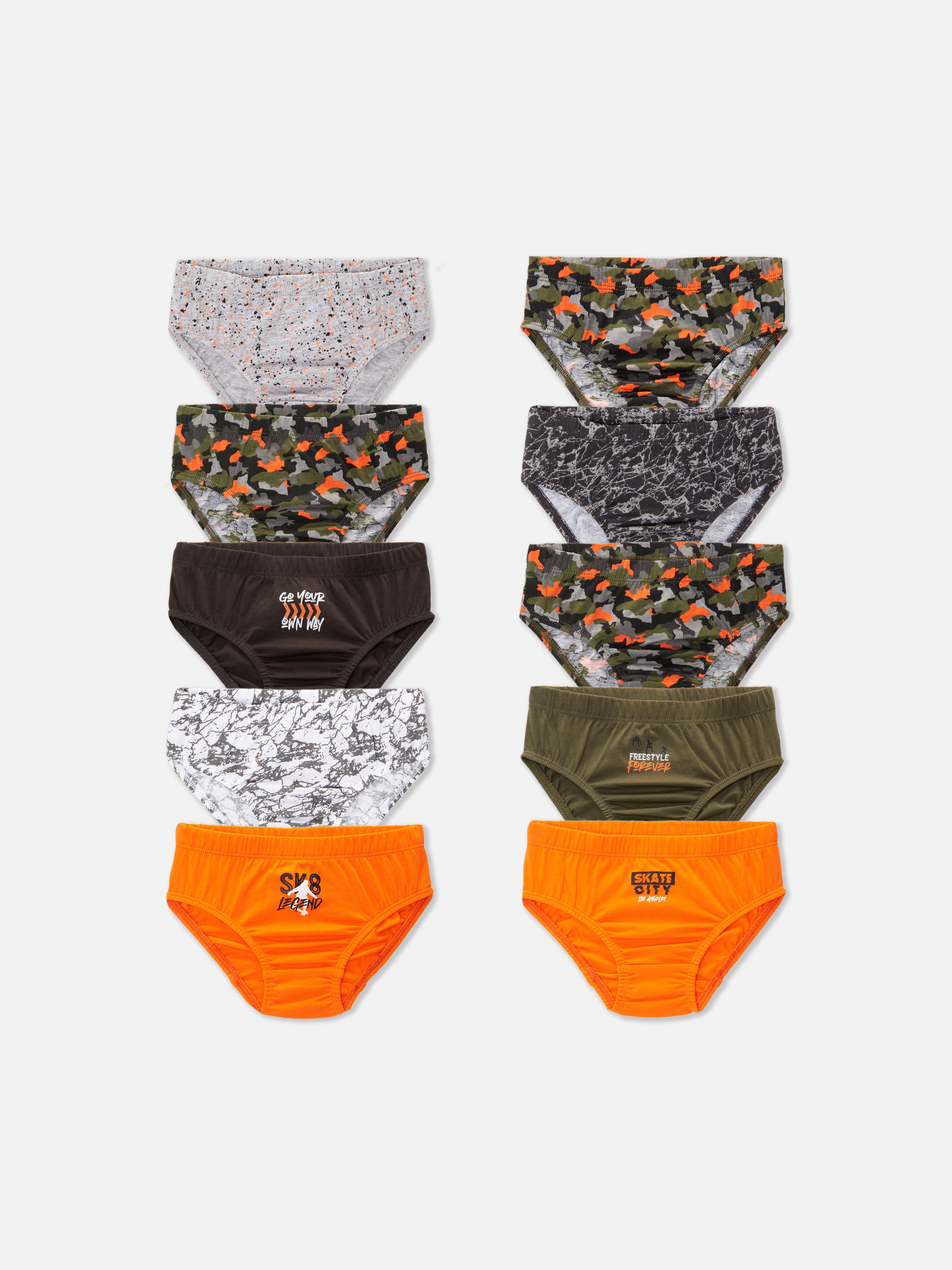 10pk Camo Briefs