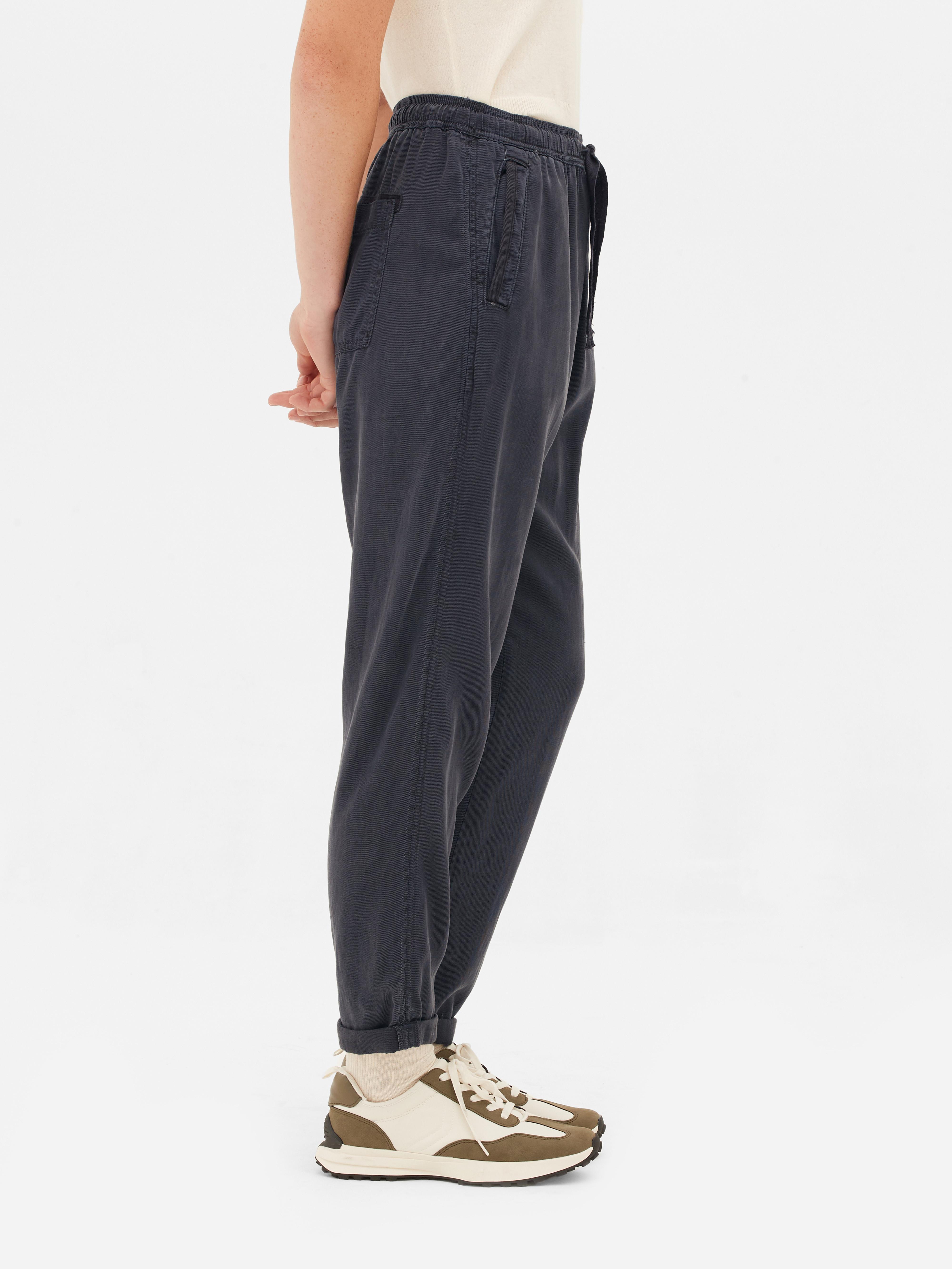 Womens Navy Paula Echevarría Tapered Leg Joggers Primark