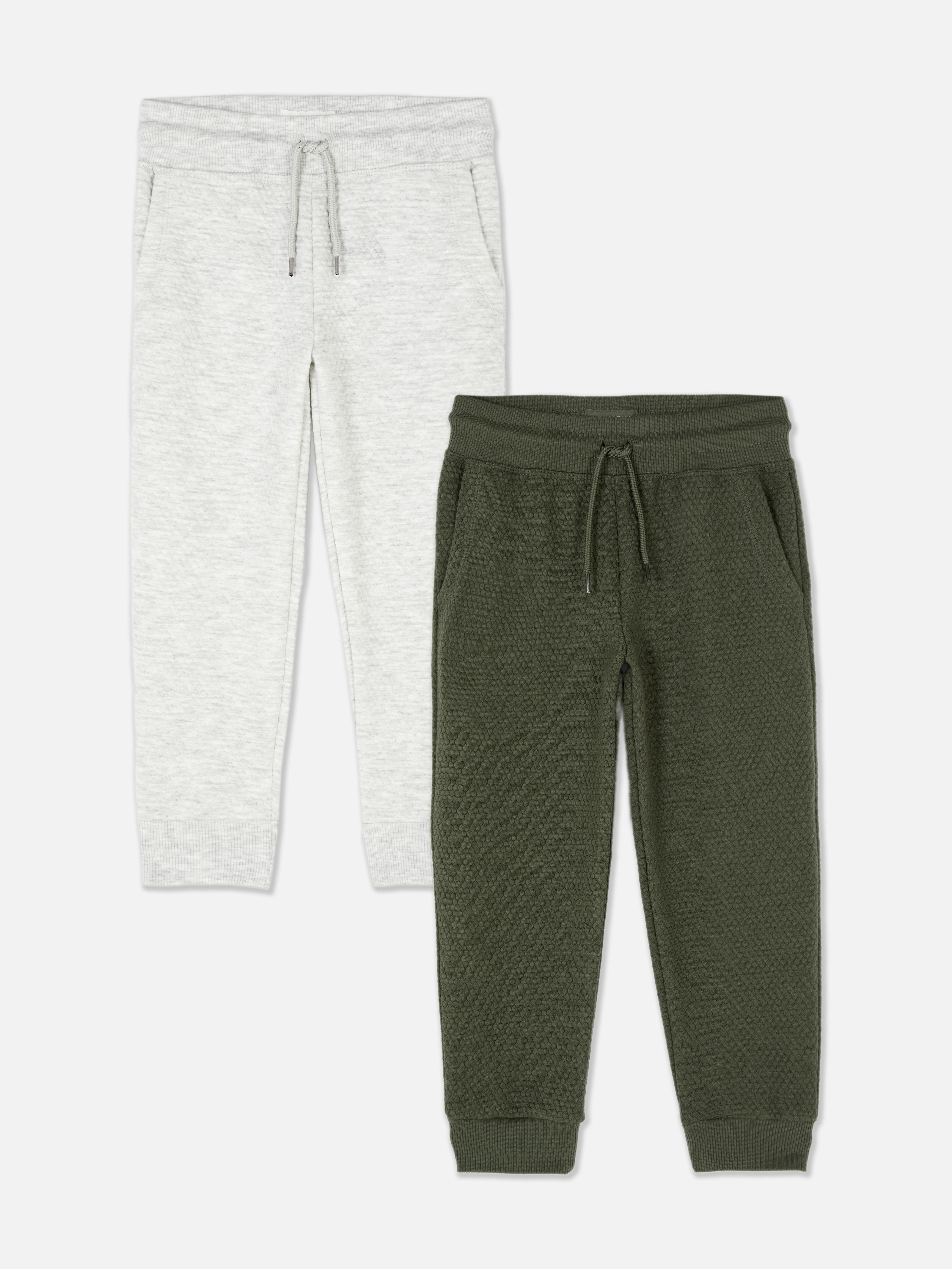 2pk Textured Joggers