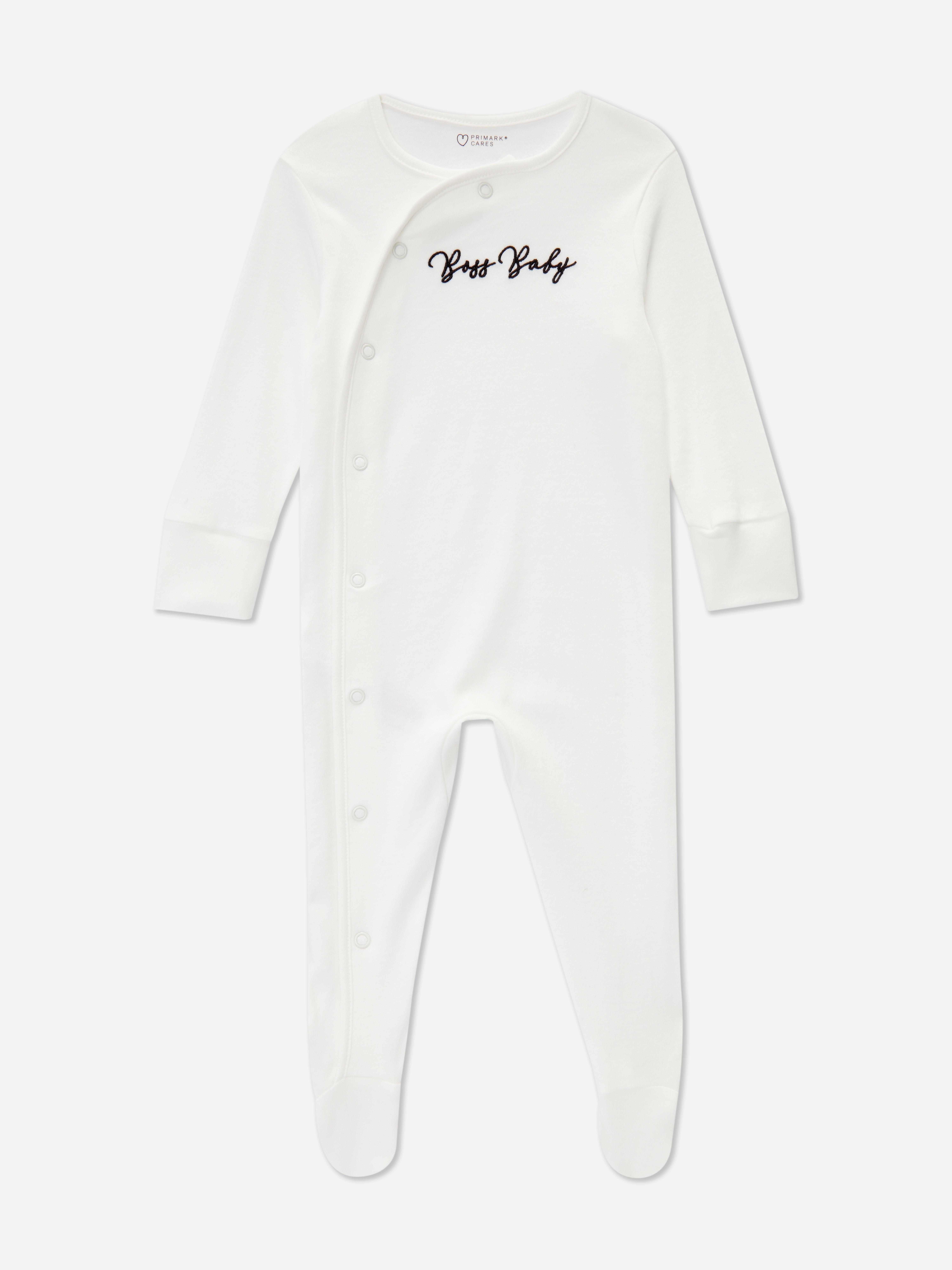 Boss Baby Embroidered Sleepsuit