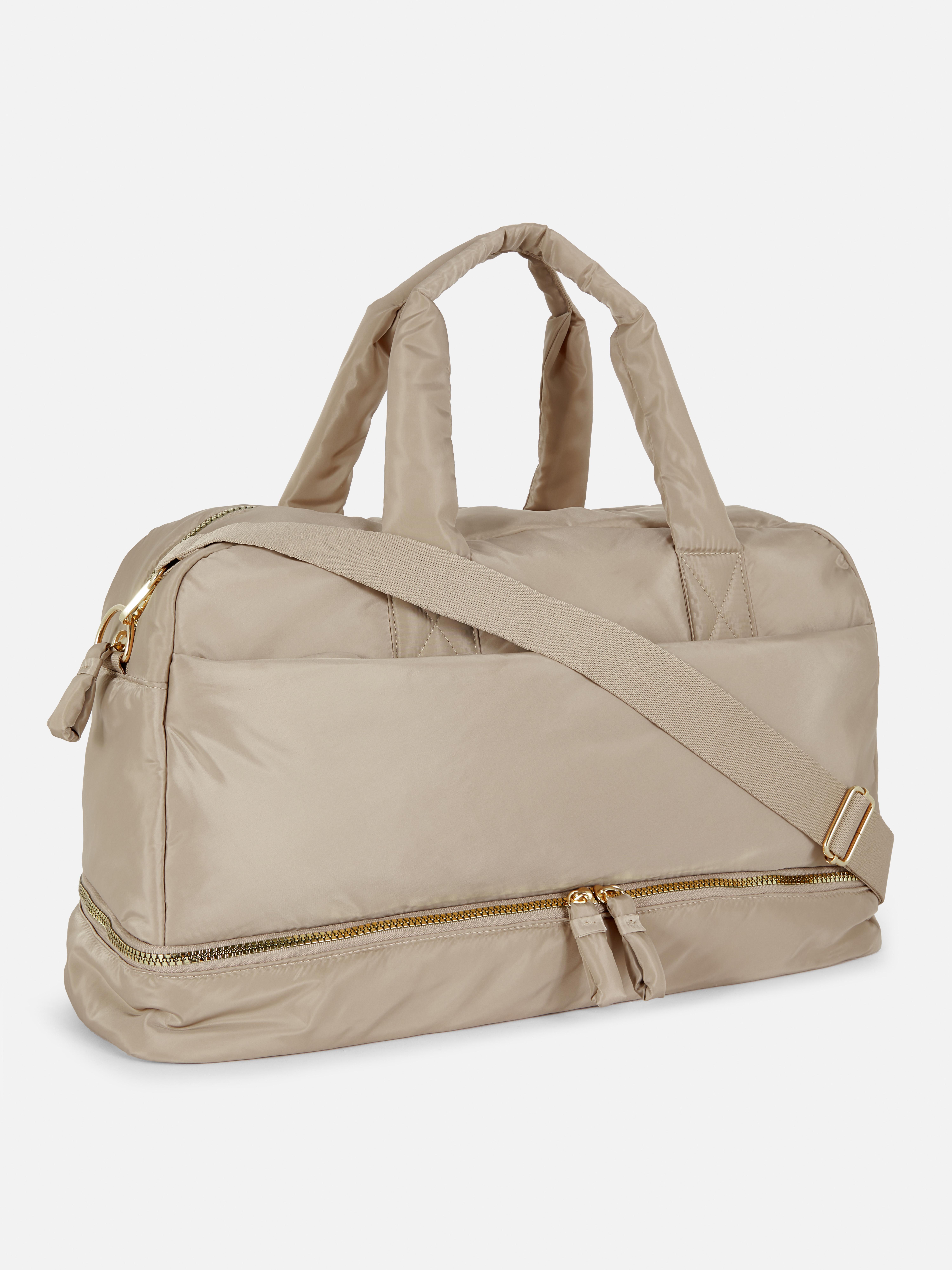 Sac de week end rembourre Camel Primark