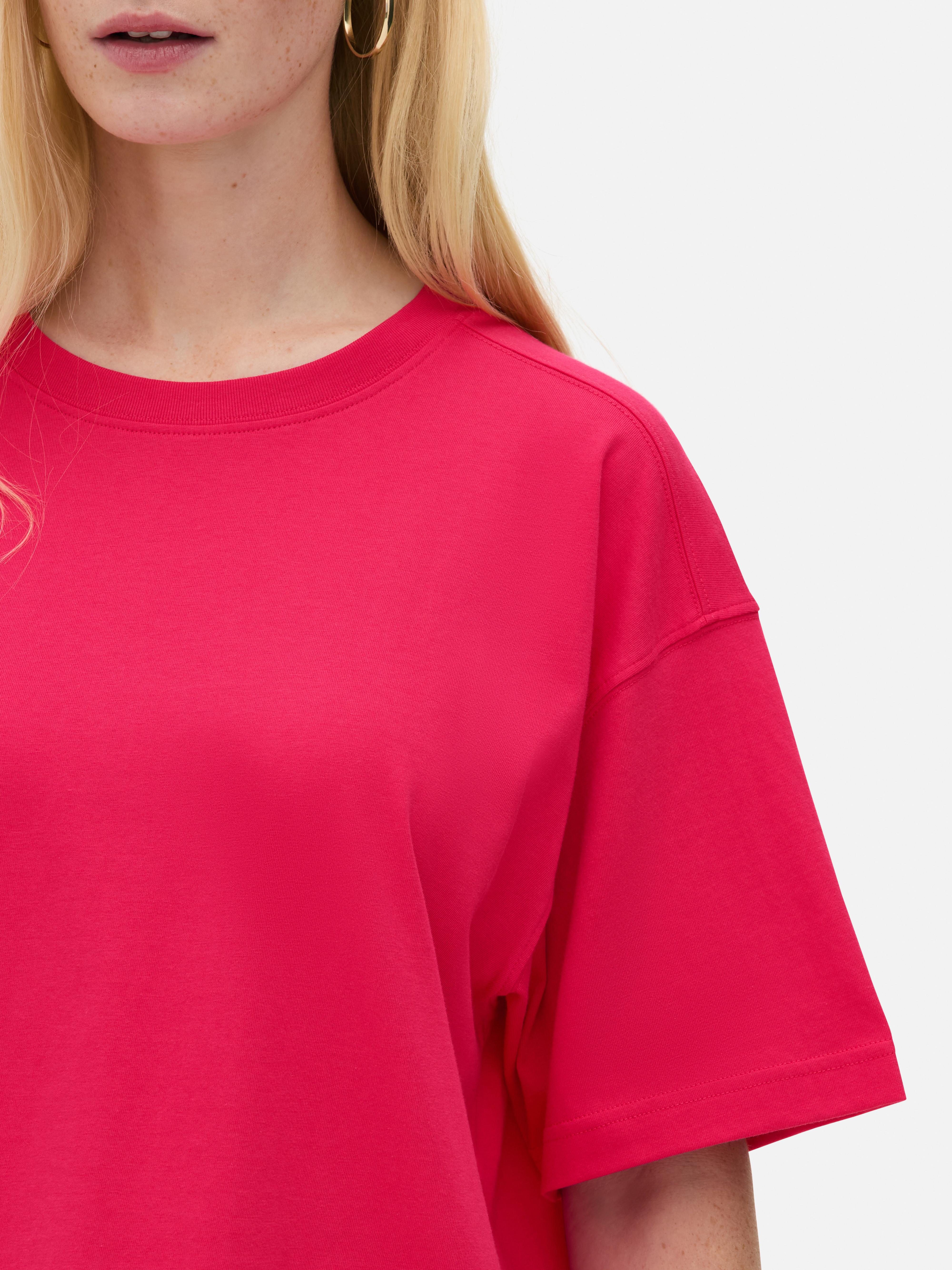 Camiseta extragrande de corte cuadrado