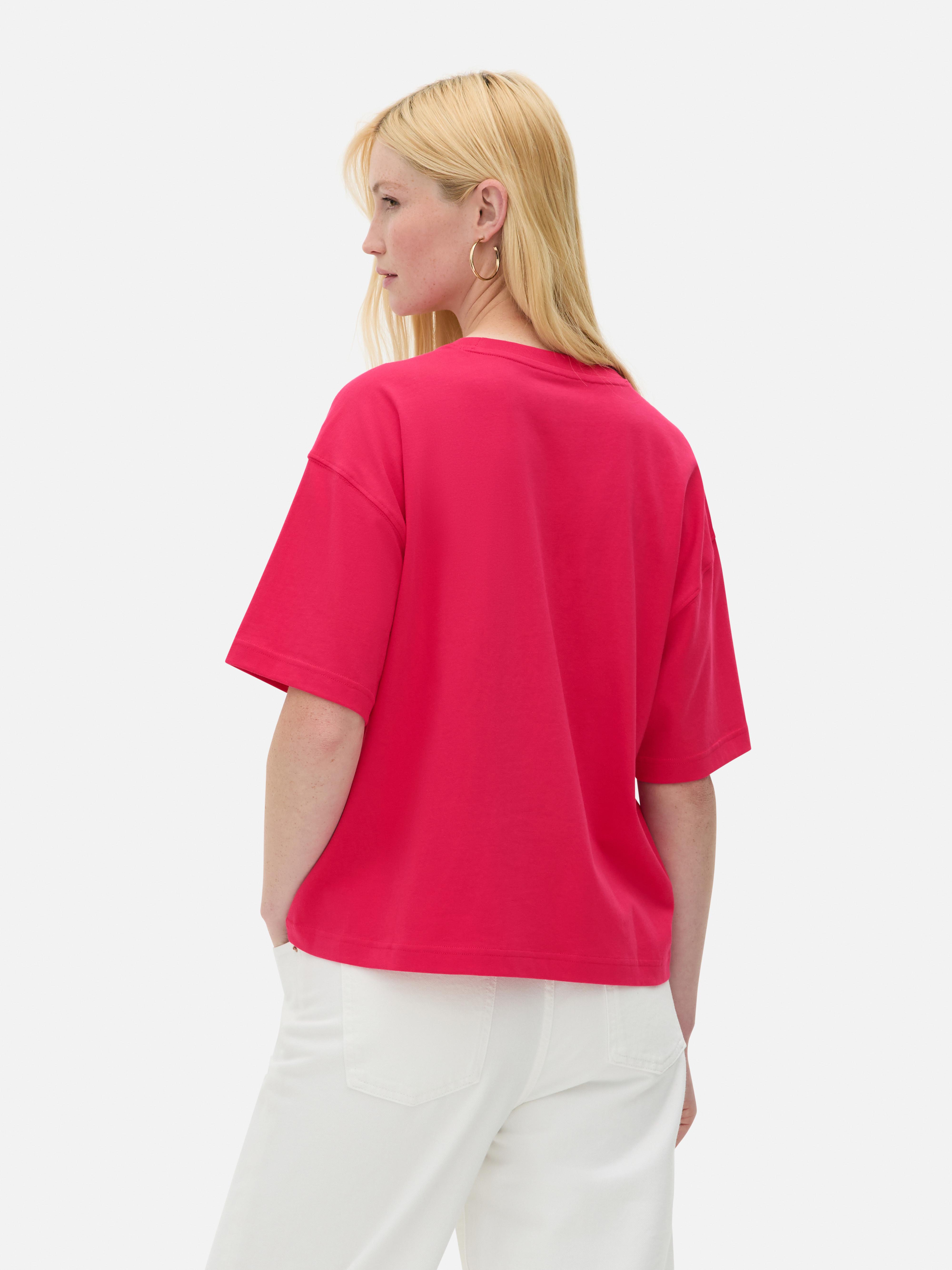 Camiseta extragrande de corte cuadrado