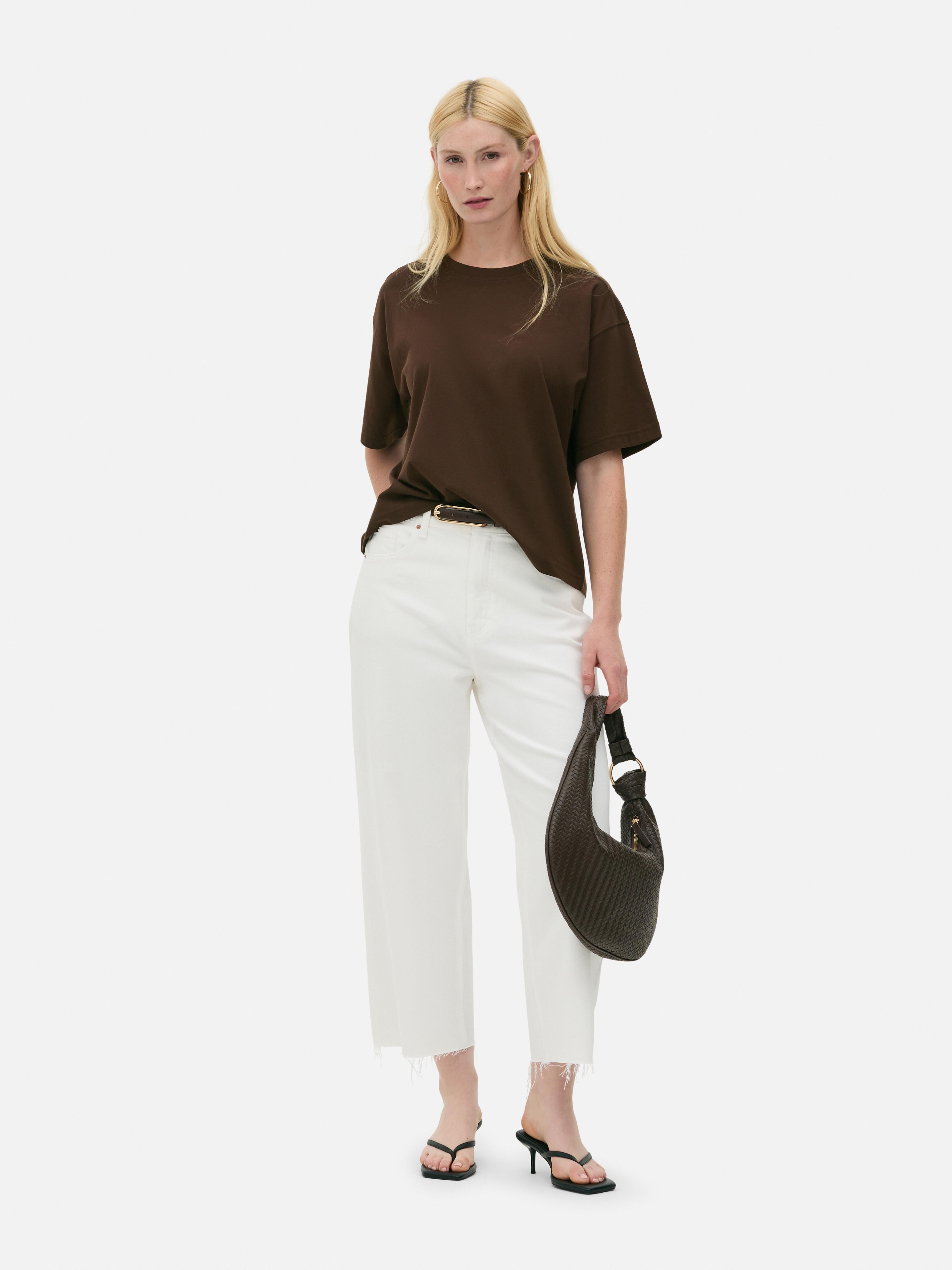 T-shirt coupe droite oversize