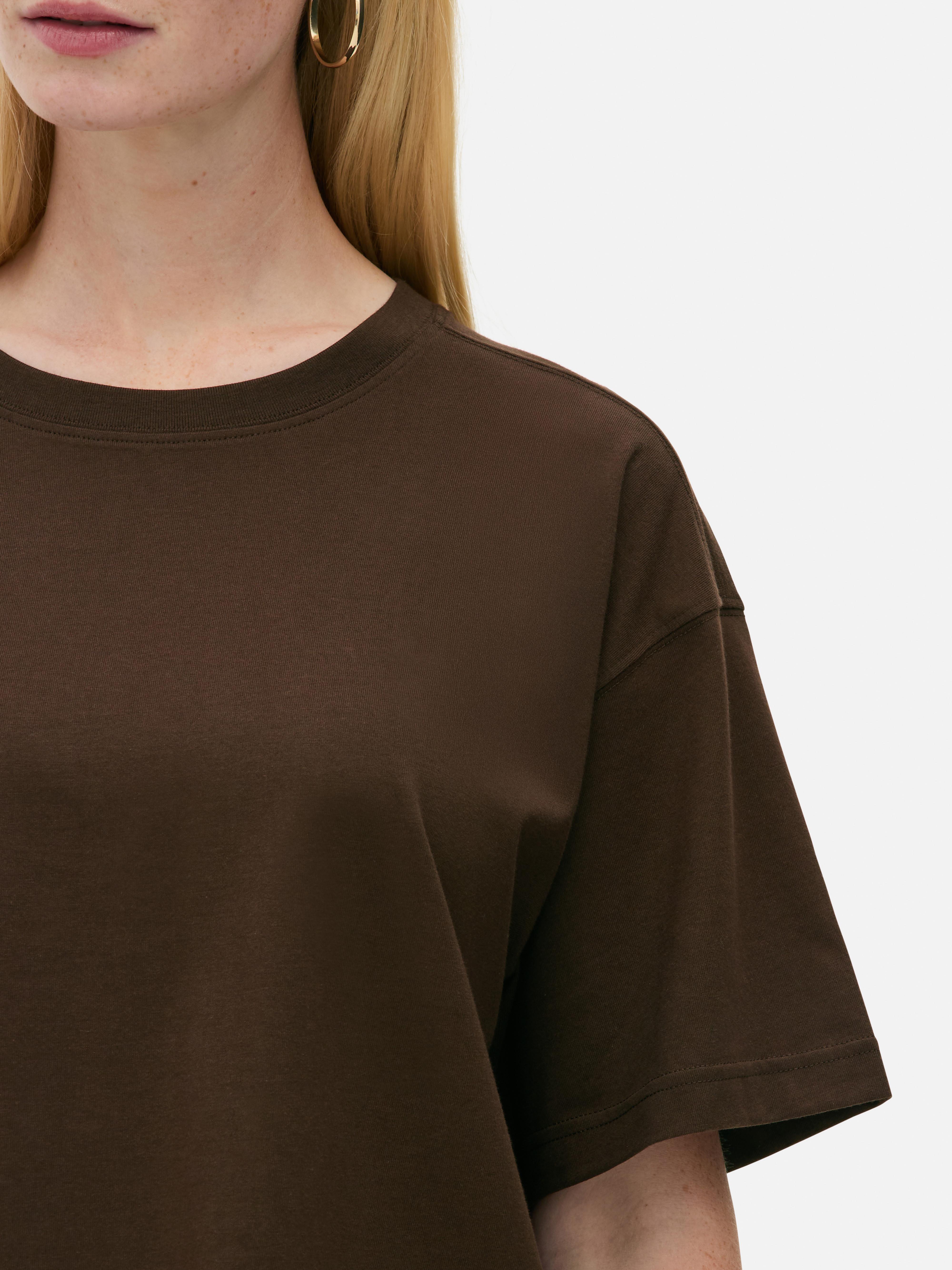 Camiseta extragrande de corte cuadrado