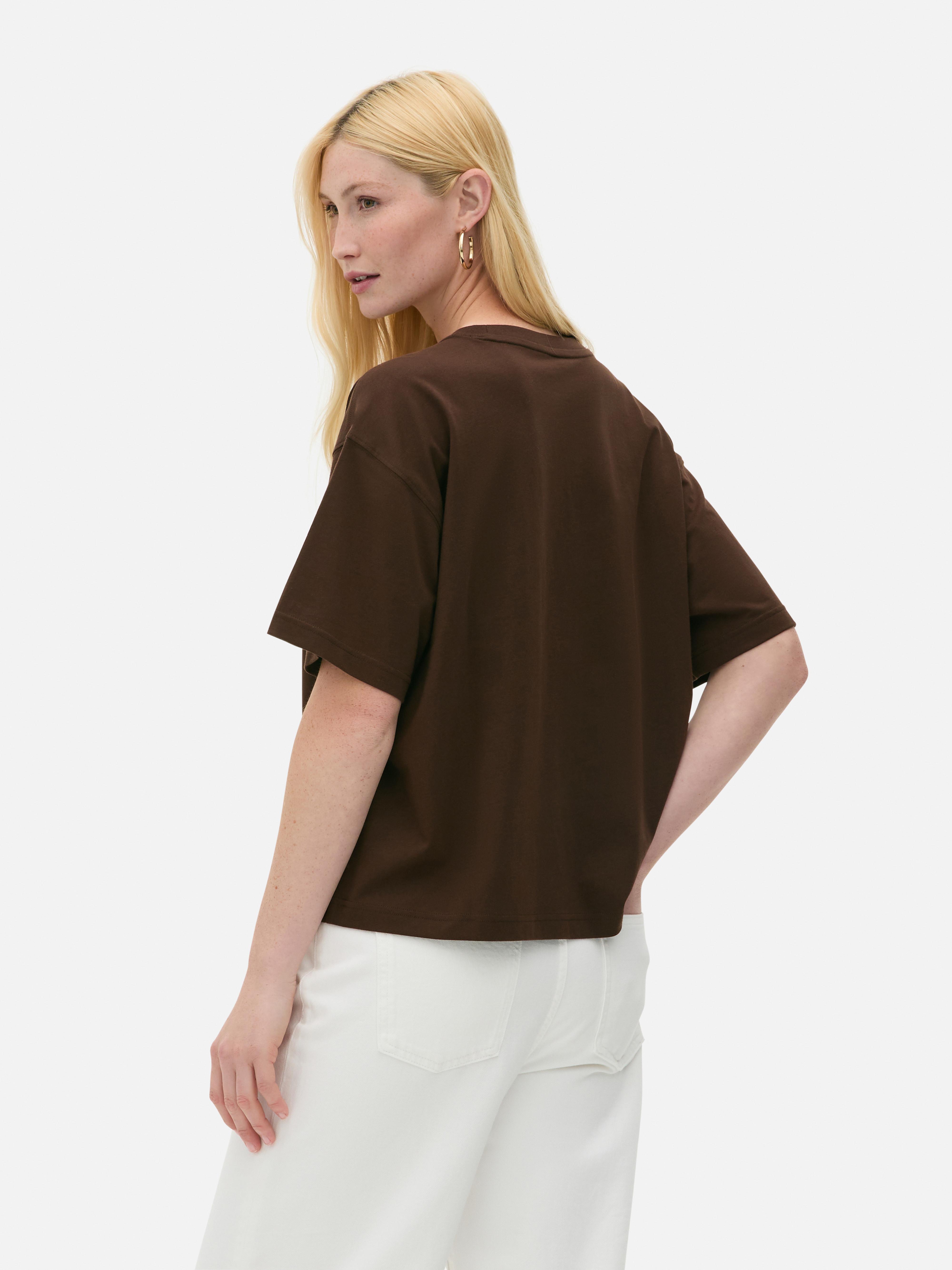 Camiseta extragrande de corte cuadrado