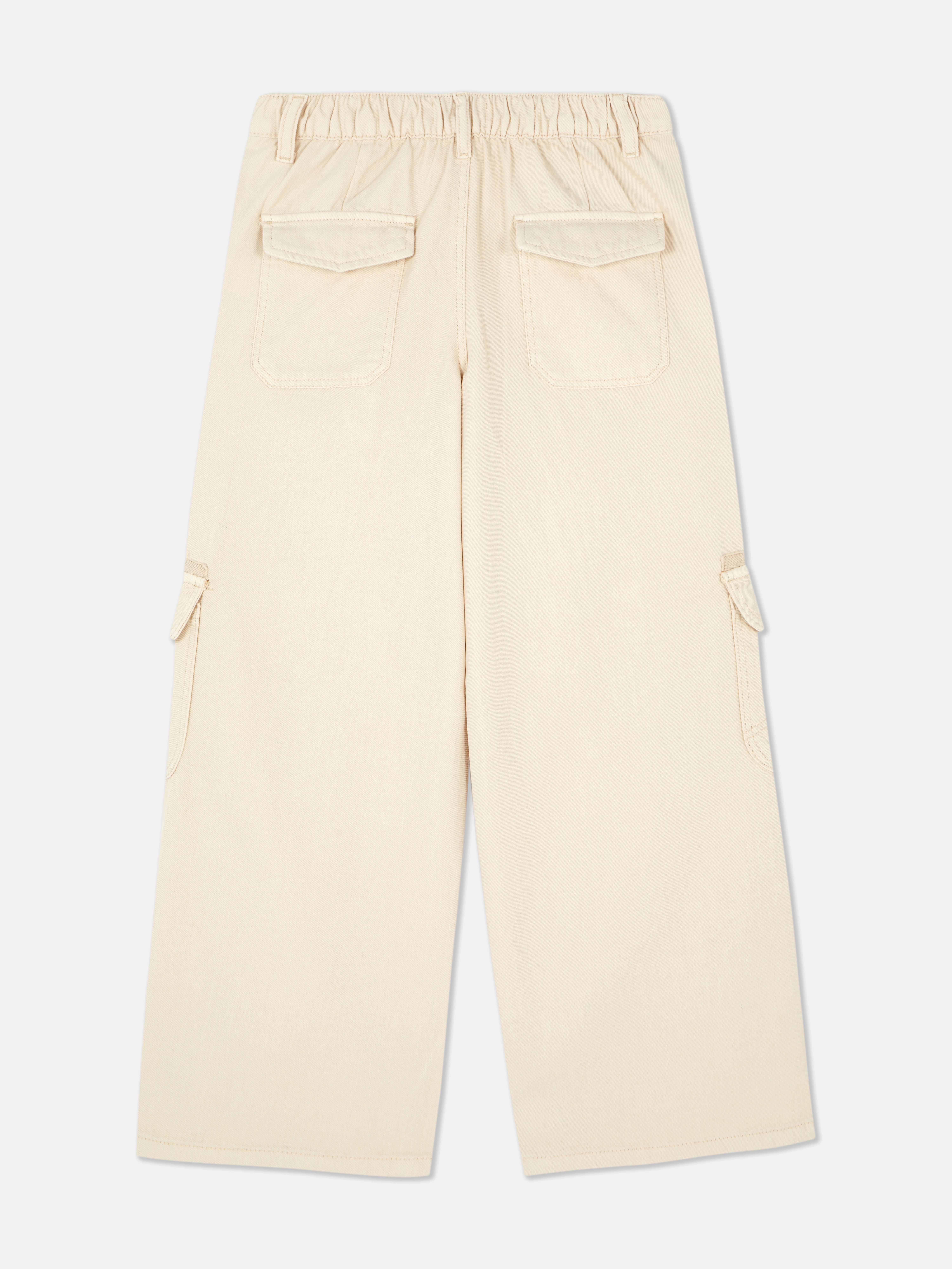 Pantaloni cargo a gamba larga