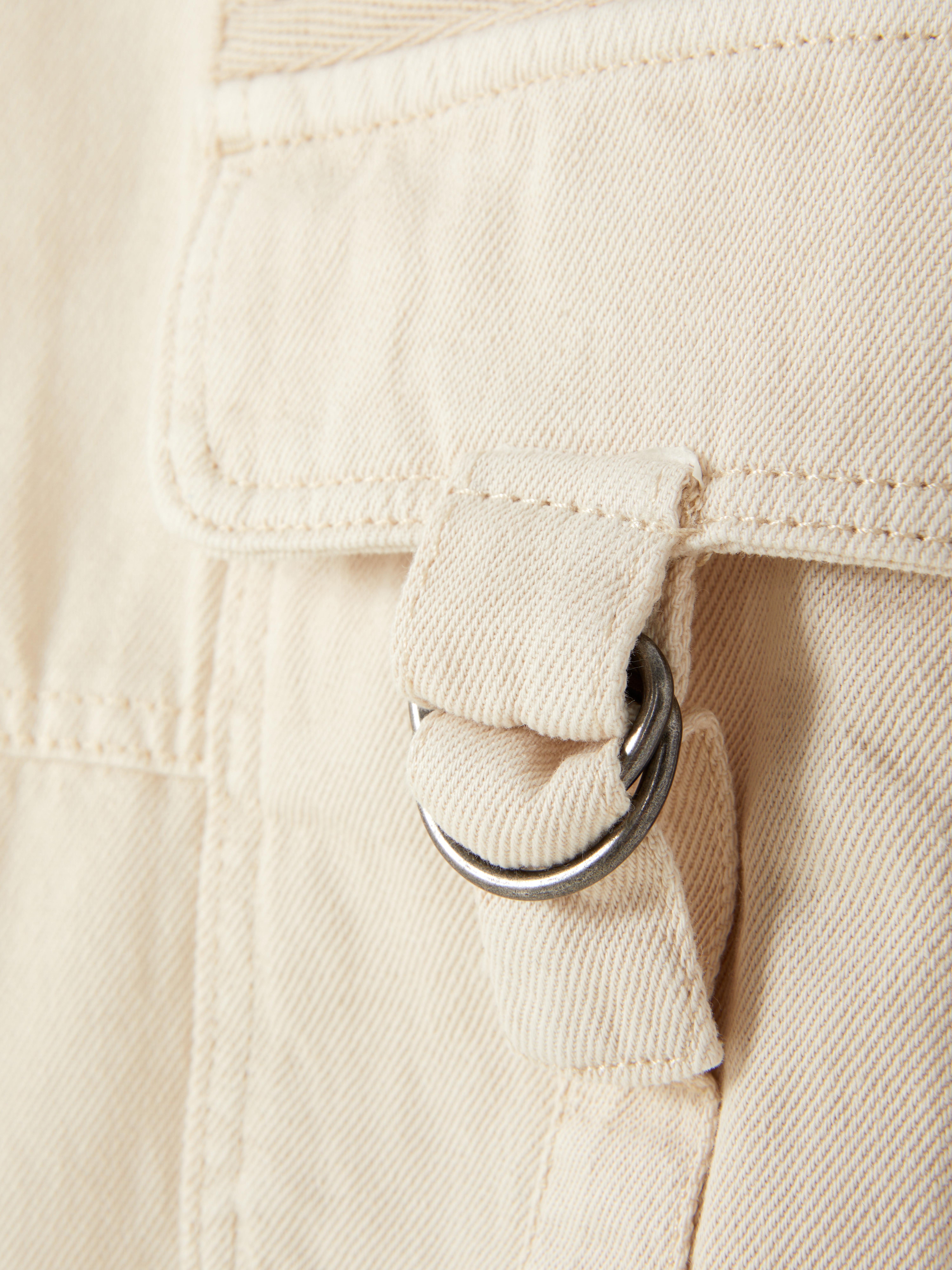 Pantaloni cargo a gamba larga