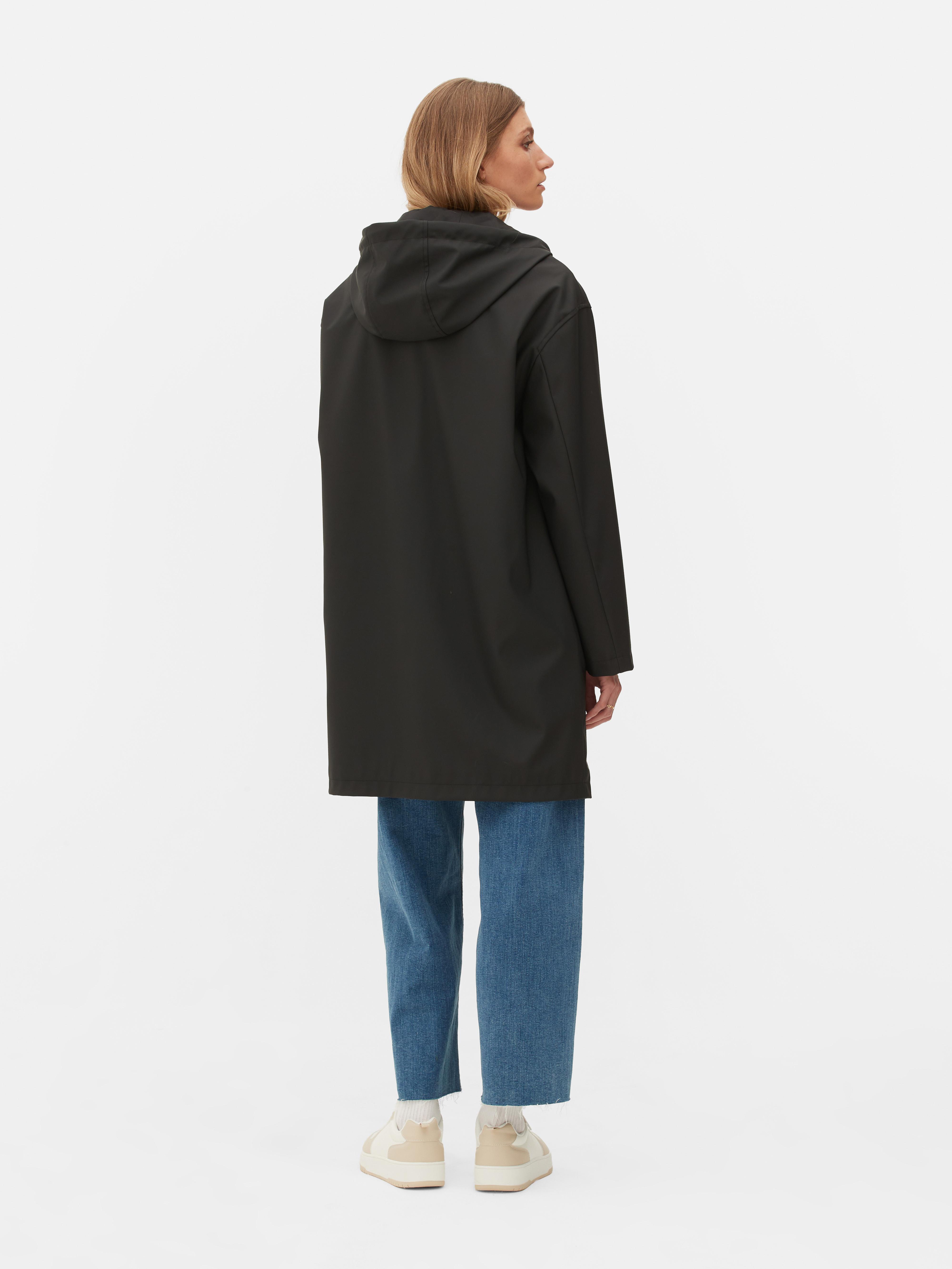 Hooded raincoat best sale