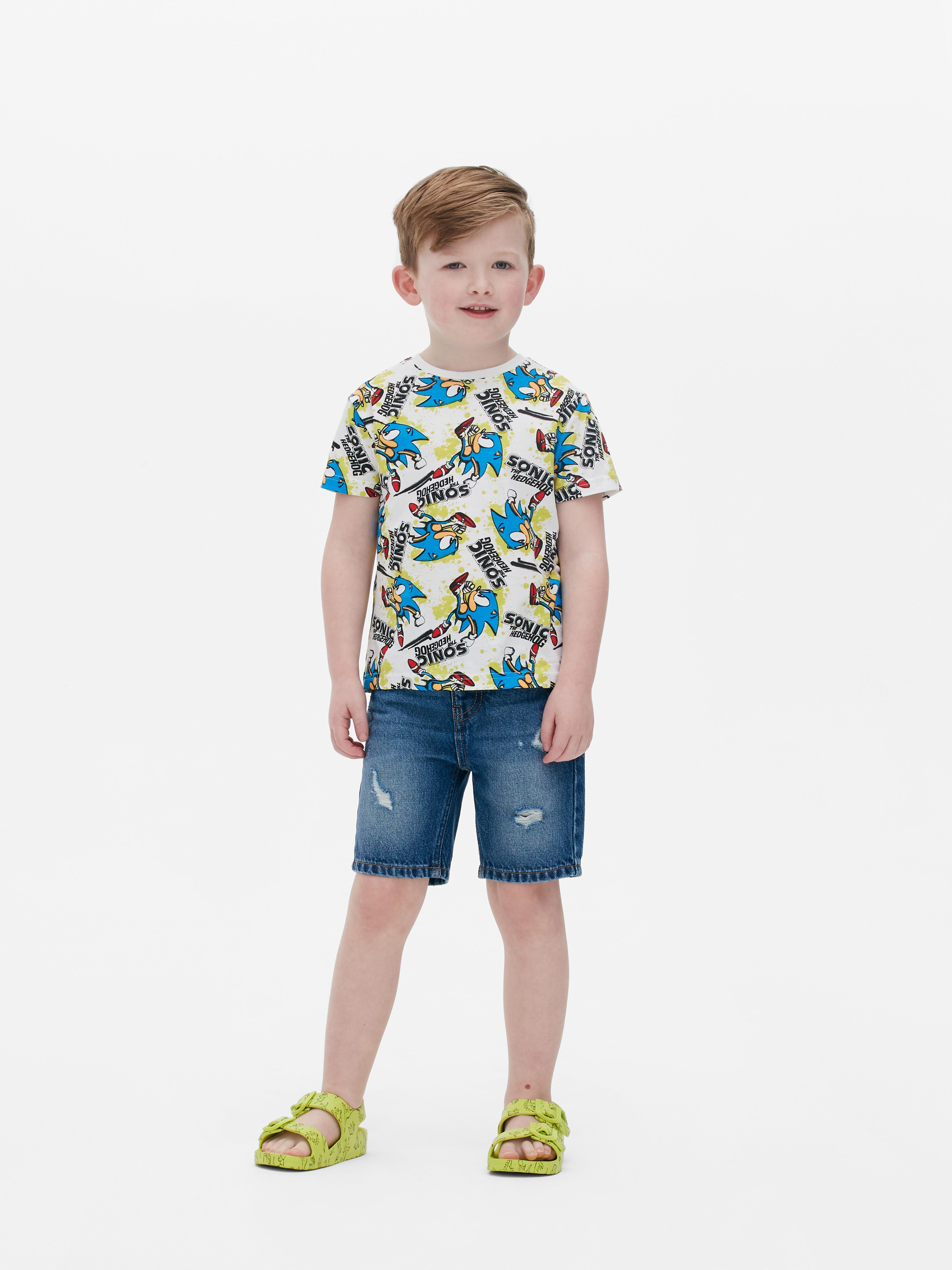 Boys White Sonic The Hedgehog Speedster T Shirt Primark