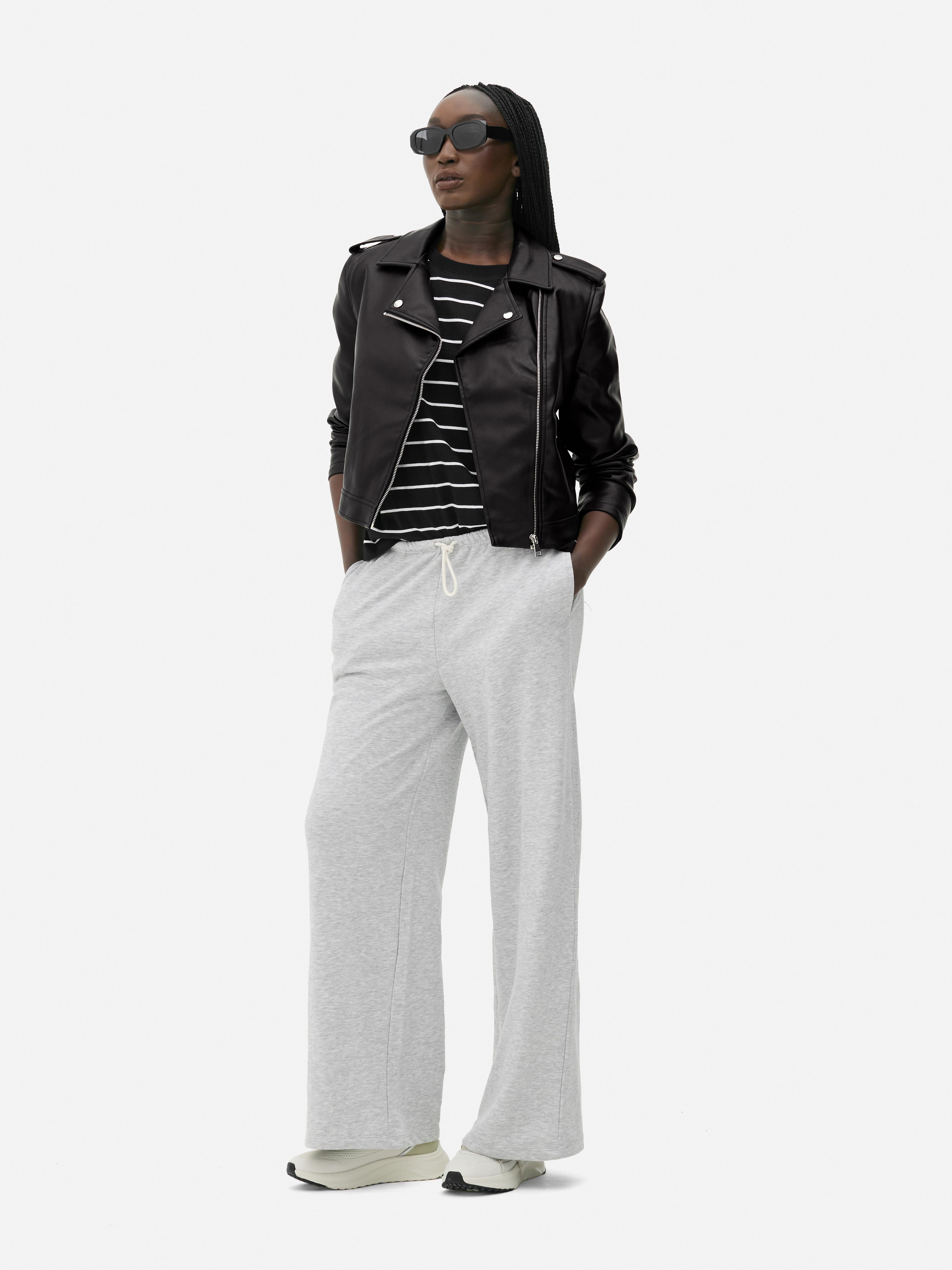 Essential Faux Leather Biker Jacket
