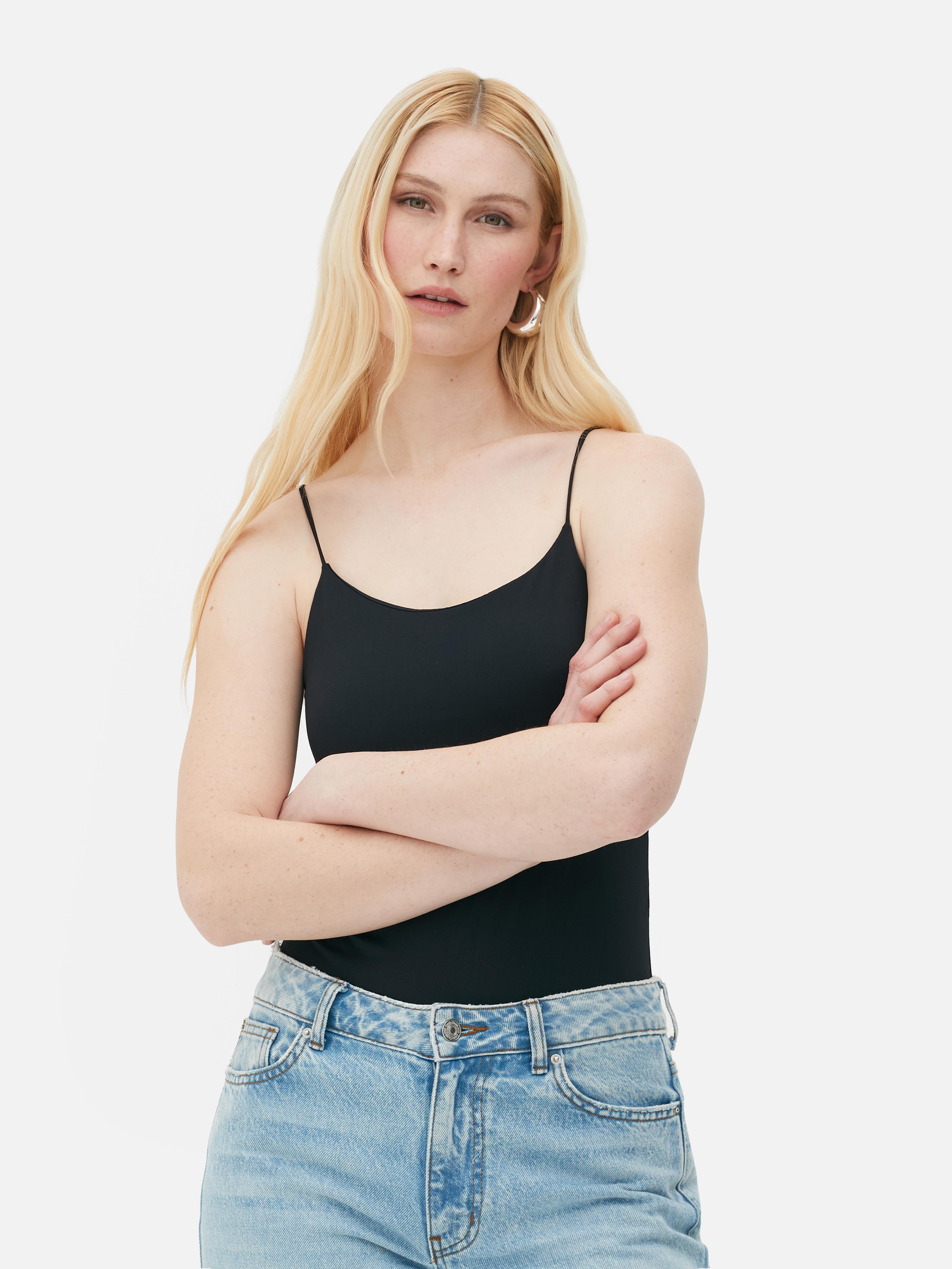 Women's Black Stretch Cami Bodysuit Primark