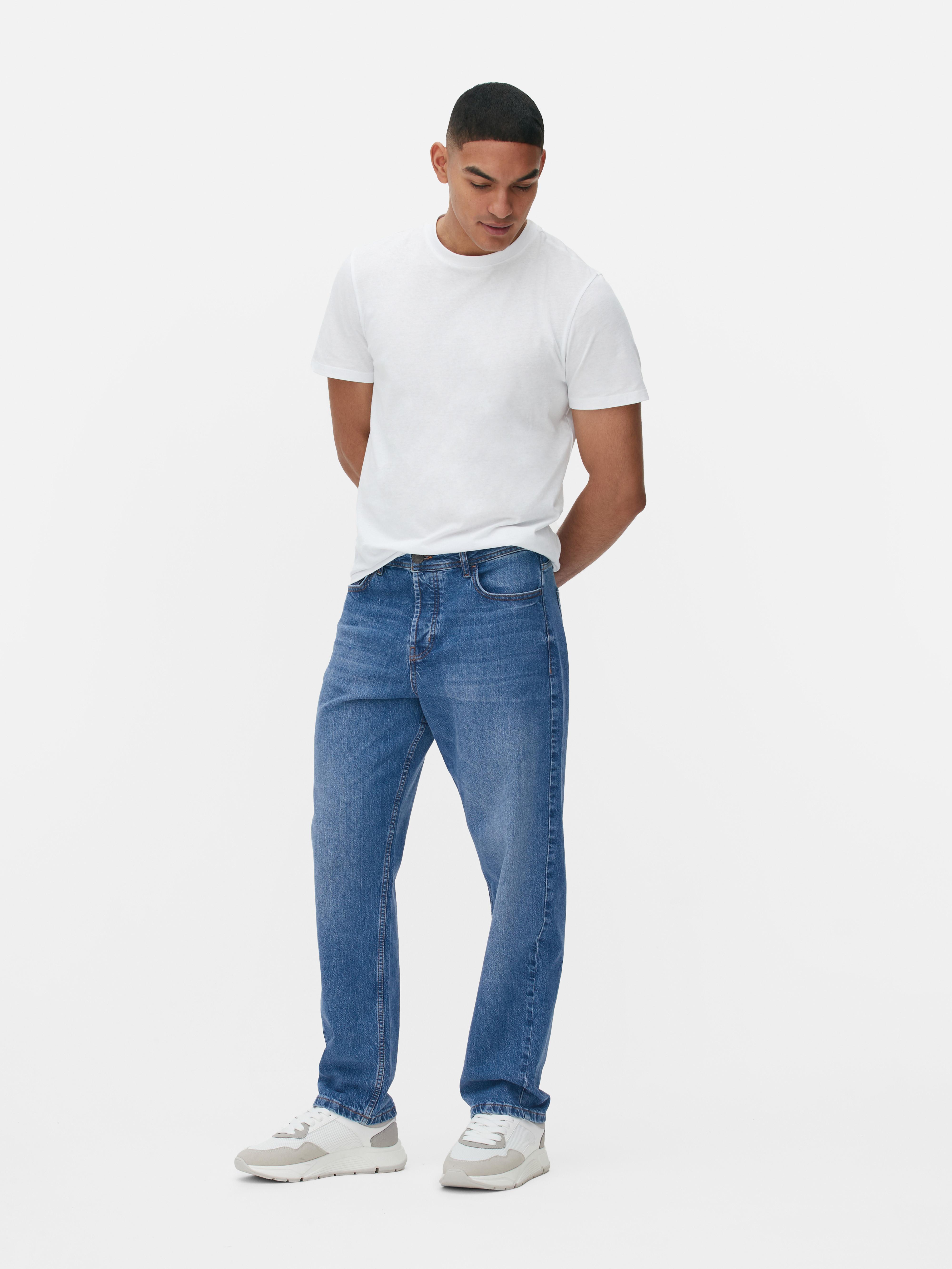 Denim-Jeans in lässiger Passform