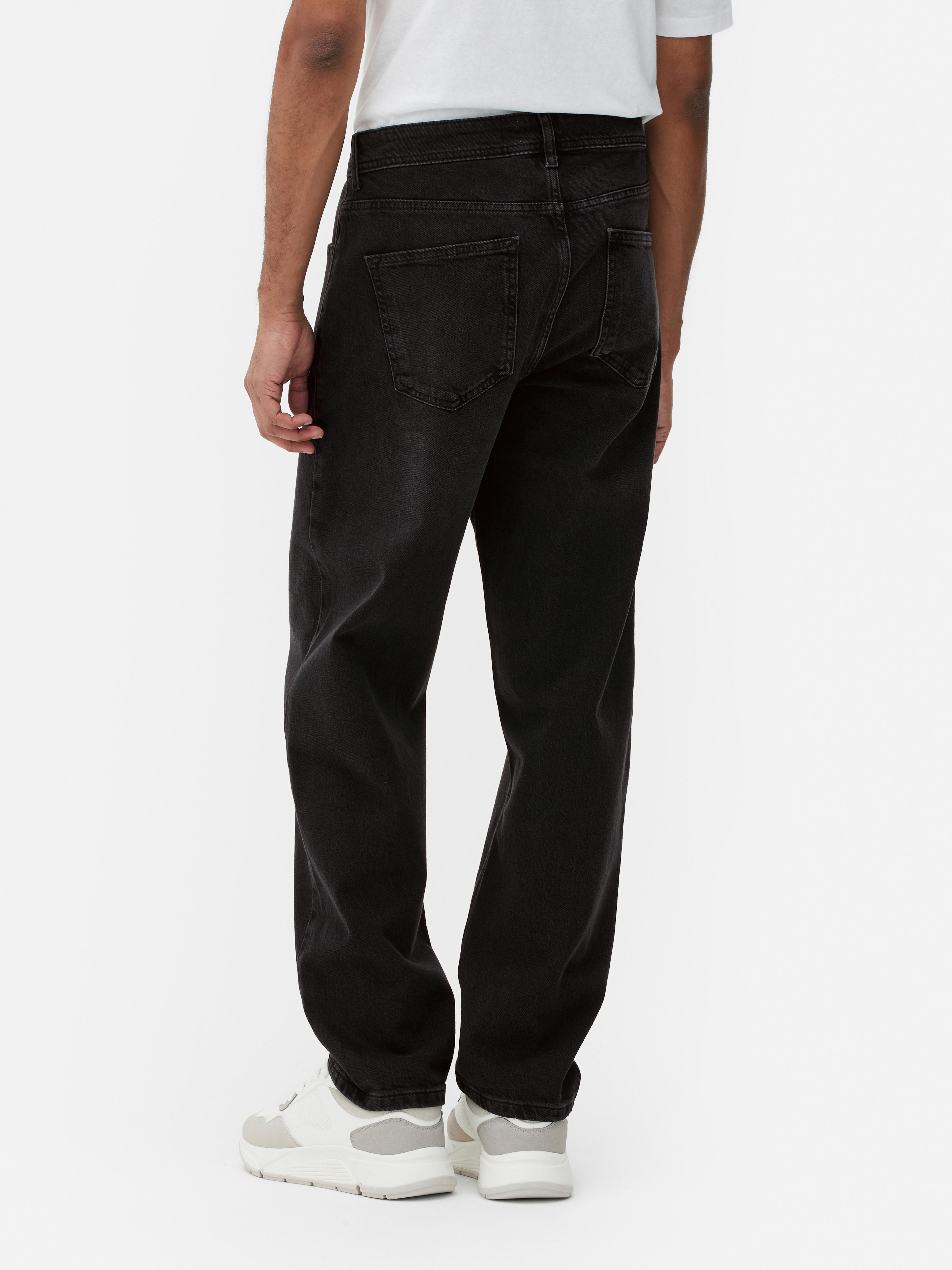 Men's Black Relaxed Fit Denim Jeans | Primark