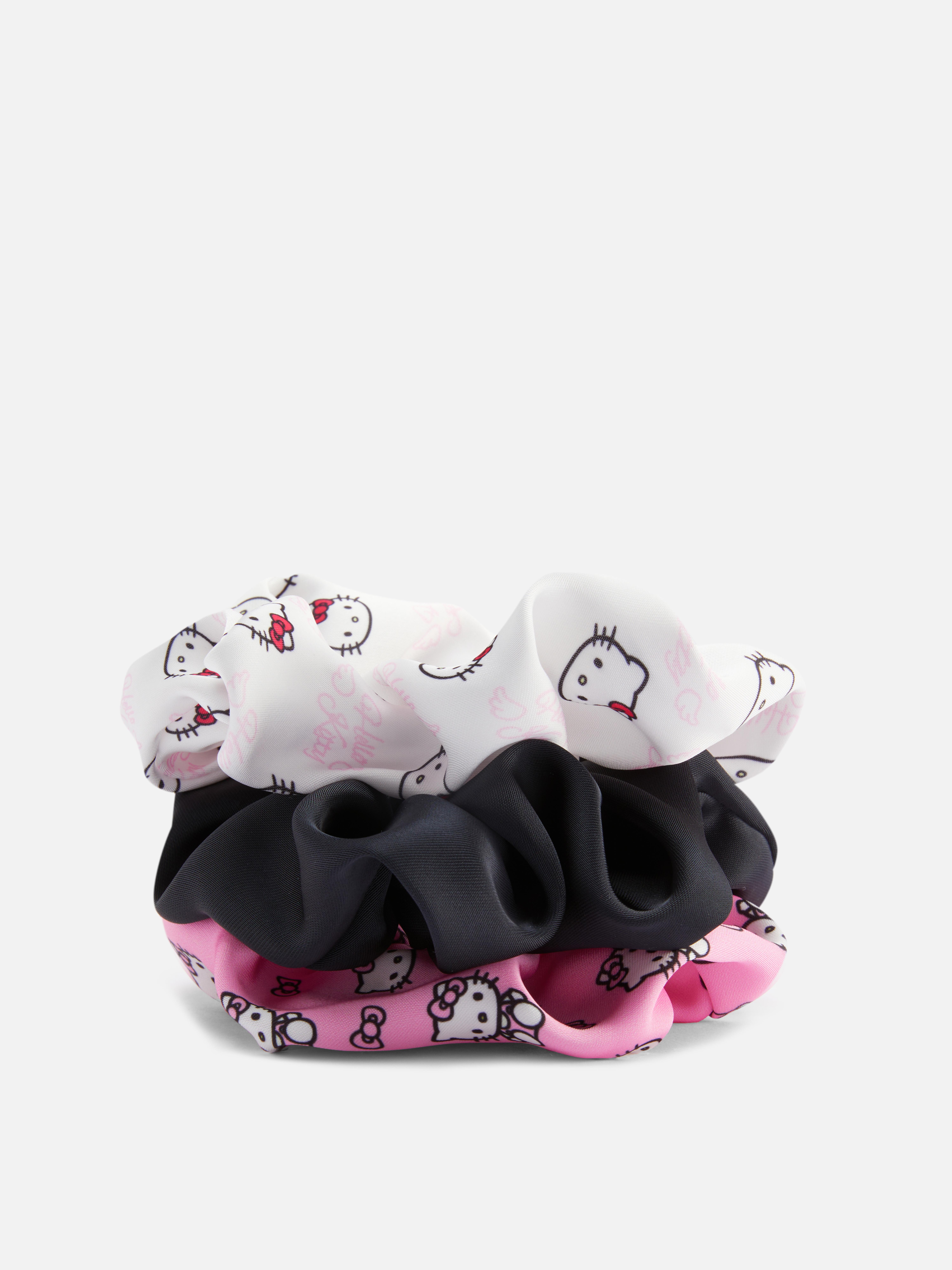 3-Pack Hello Kitty Satin Scrunchies