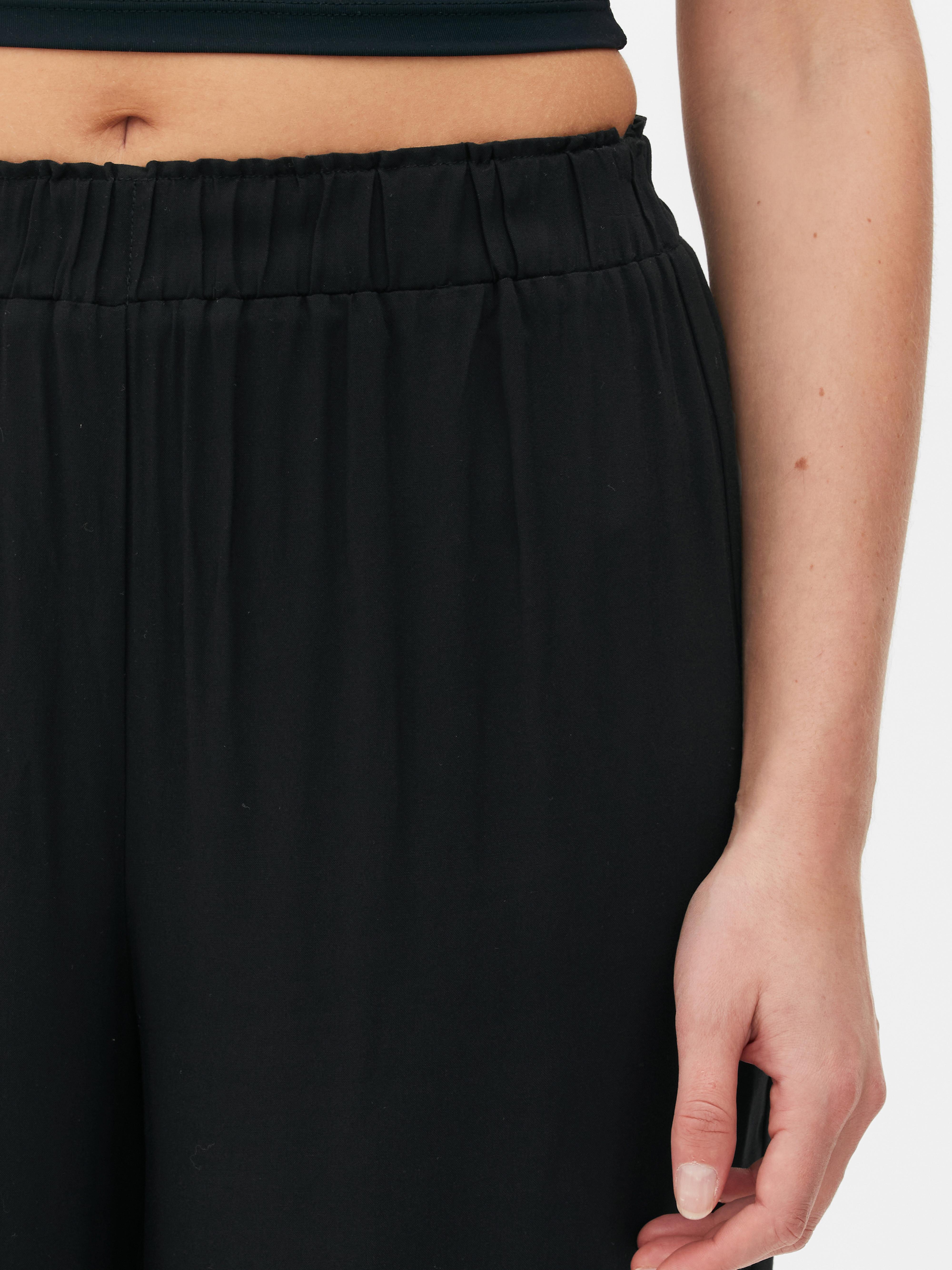 Jupe-culotte à taille élastiquée - Noir - Femme | Primark