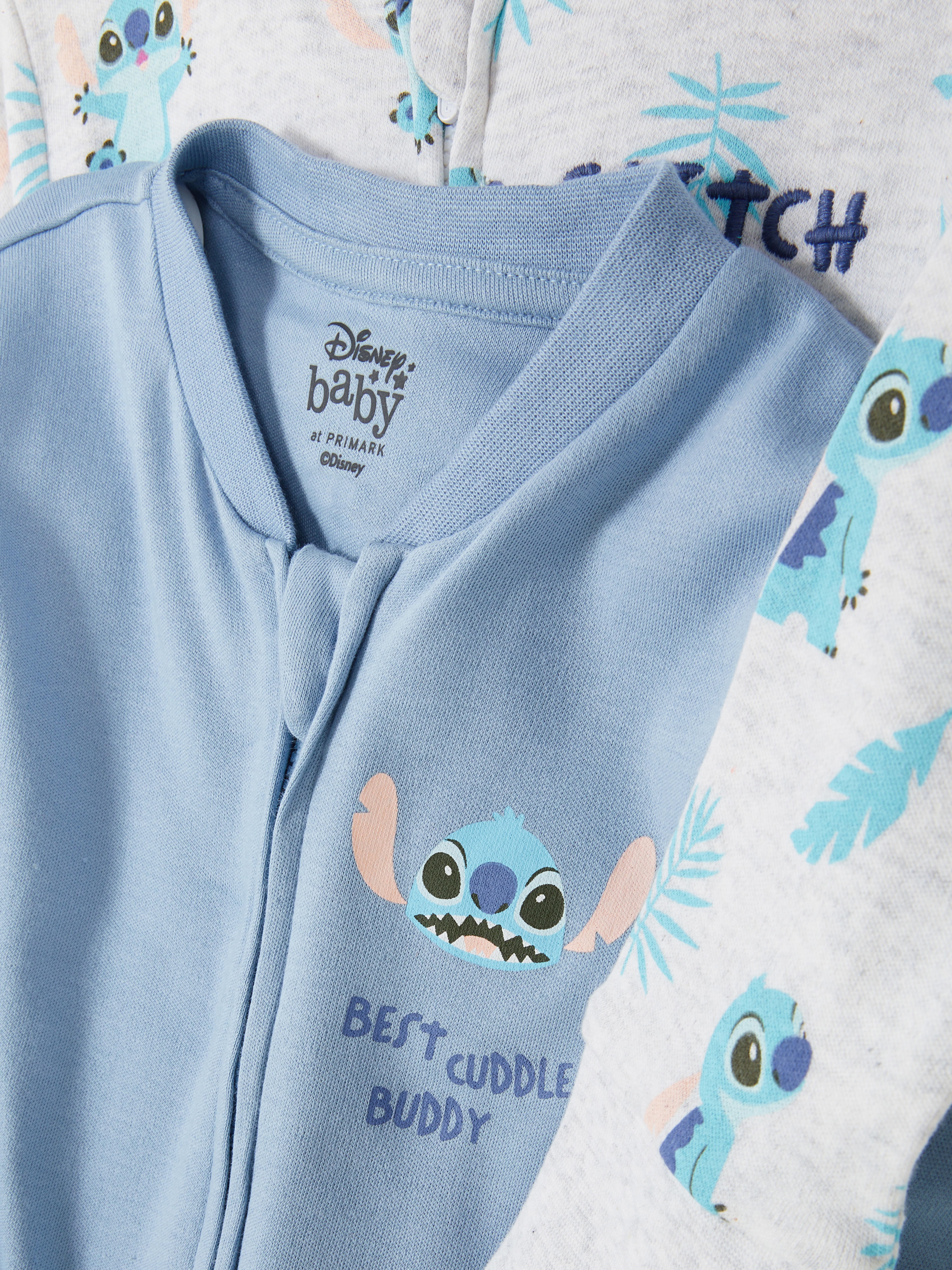 2pk Disney’s Stitch Sleepsuits