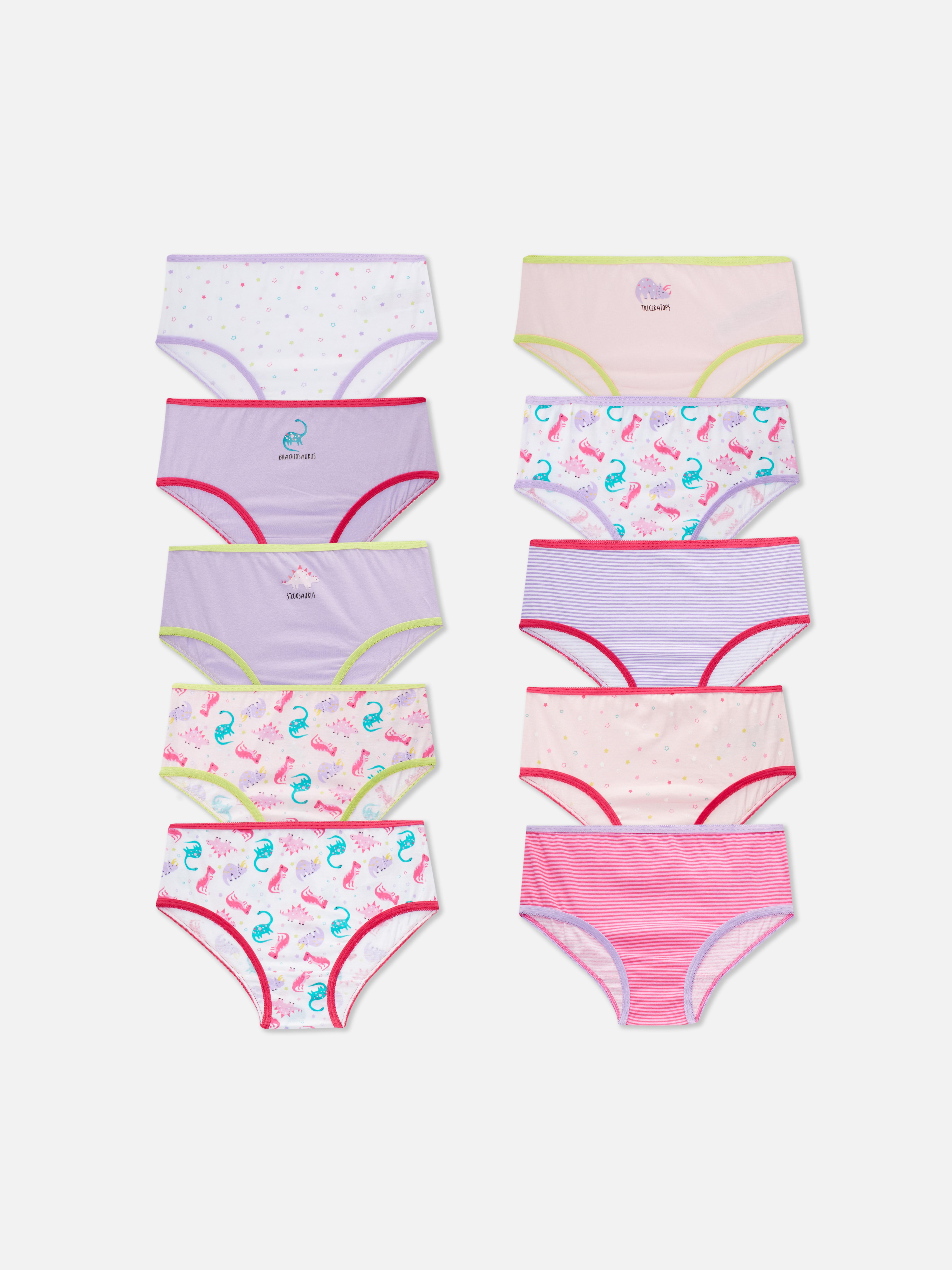 10pk Dinosaur Print Briefs