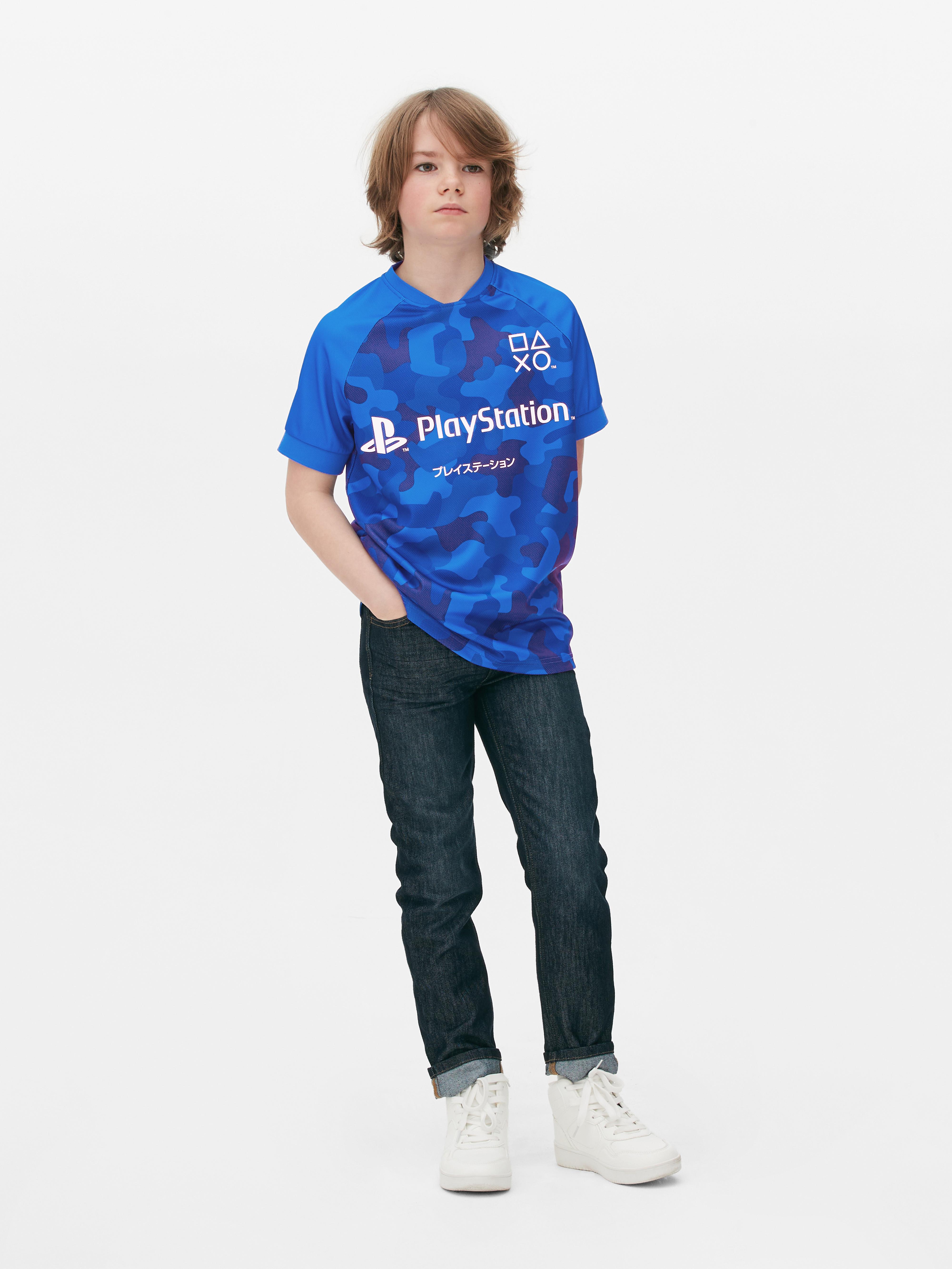 „PlayStation“ T-Shirt aus Netzstoff