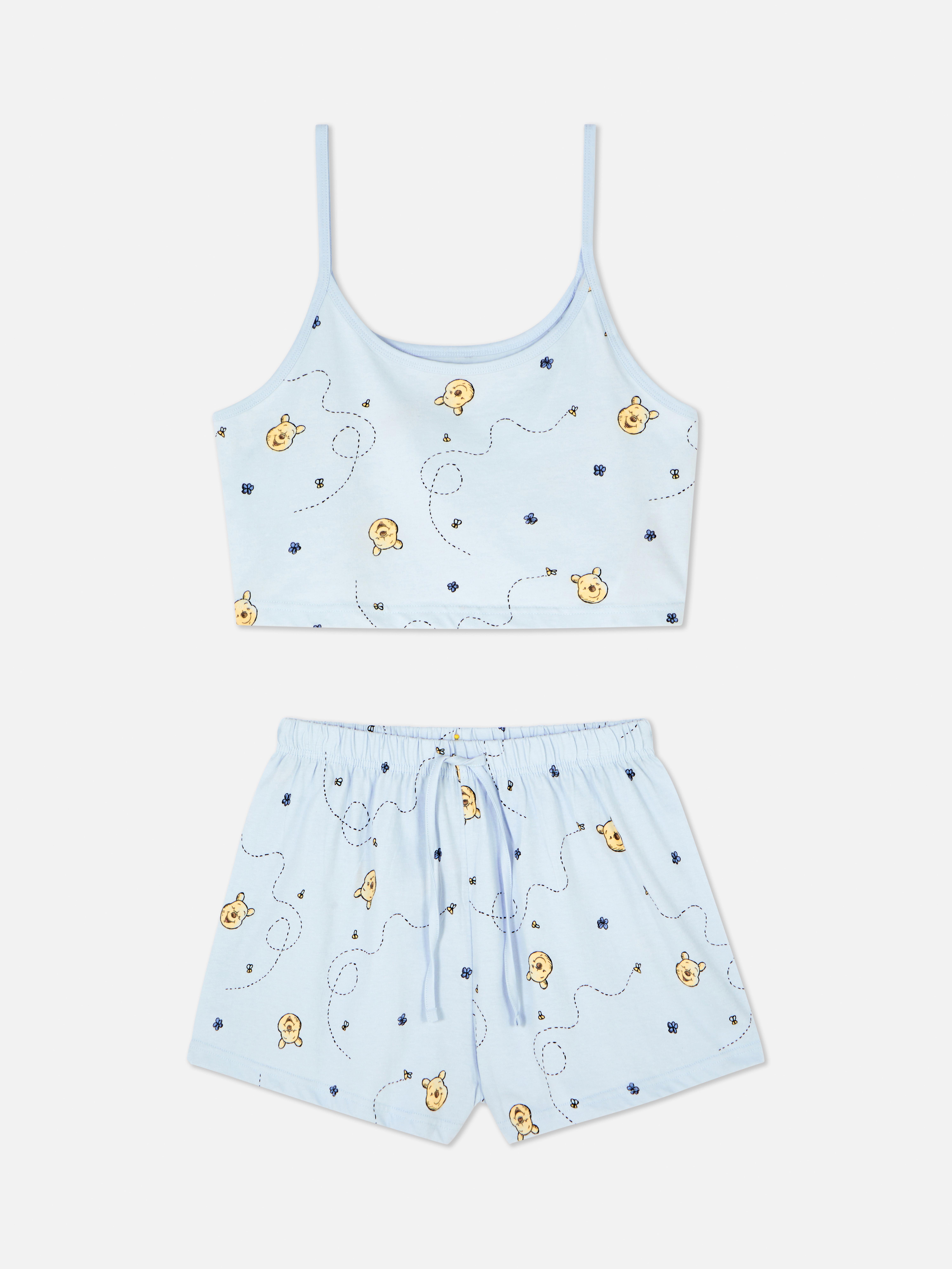 Disney’s Winnie the Pooh Cropped Cami/Shorts PJ Set